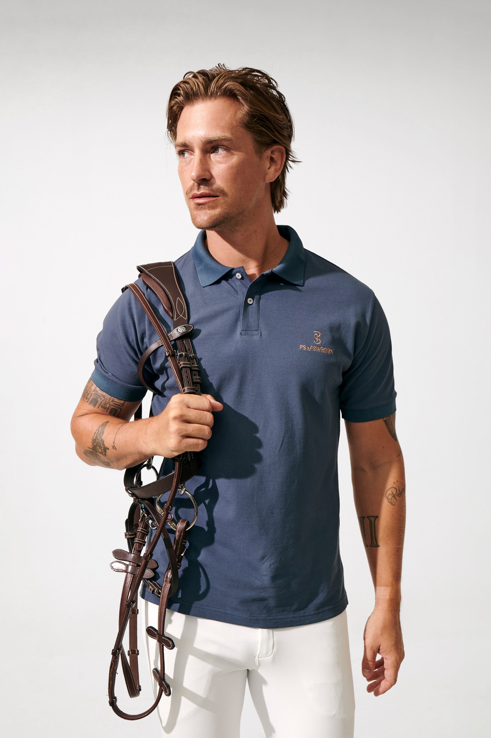 PS of Sweden Lucas Men´s Pique Polo Shirt Férfi Ruházat