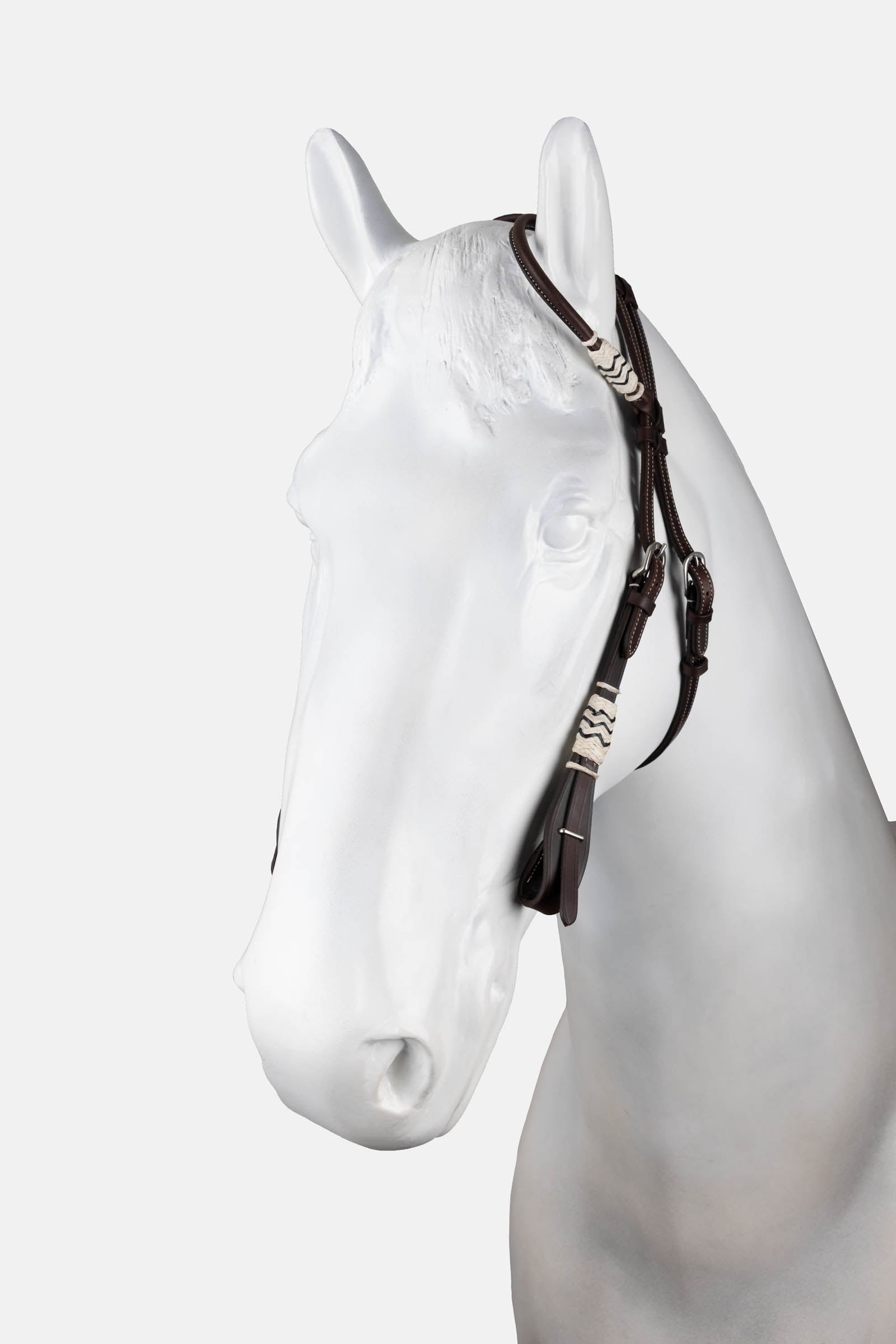 Horze Single Ear Rawhide Bridle Bridles & Reins