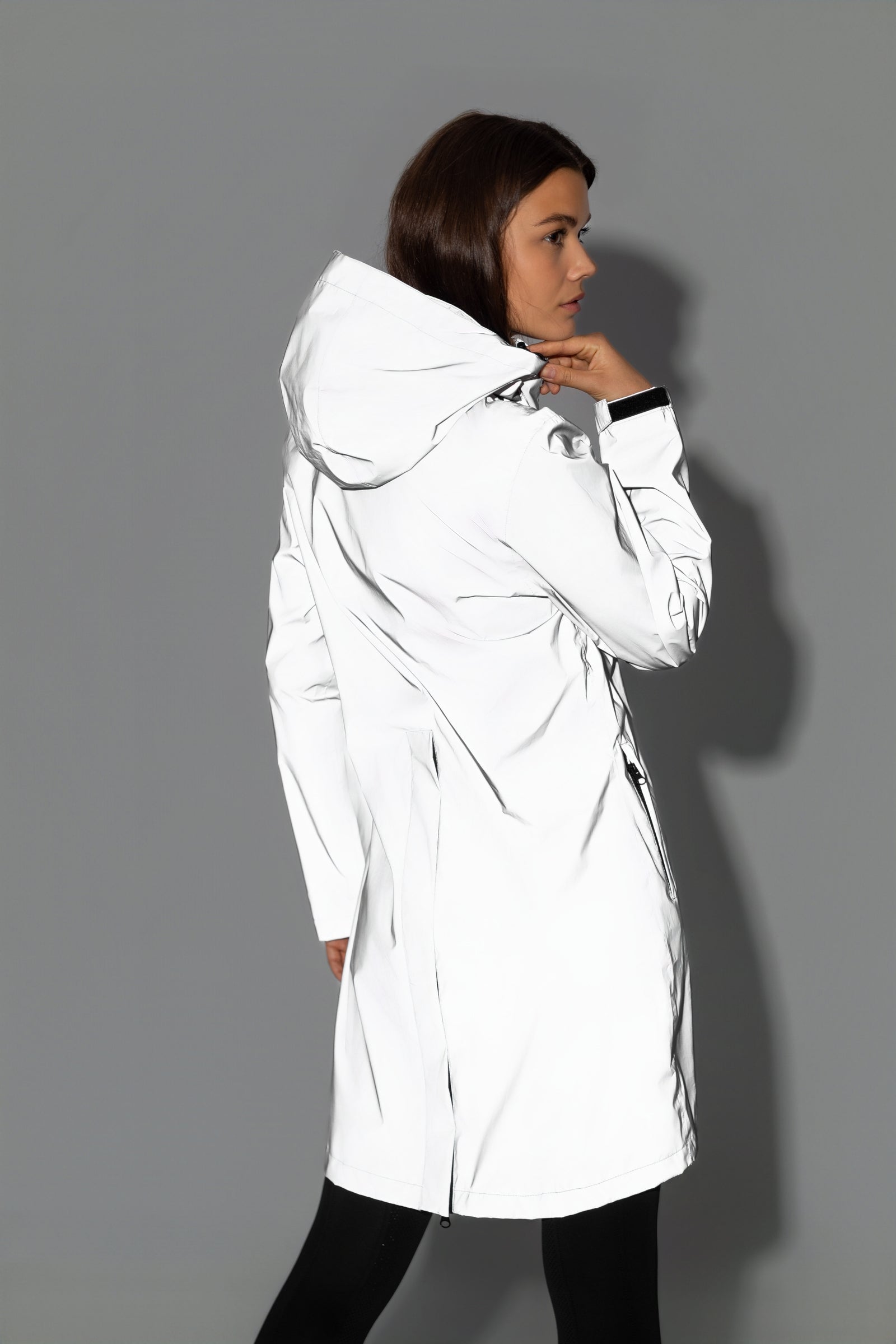 Horze Women´s Reflective Raincoat Women’s Riding Clothing