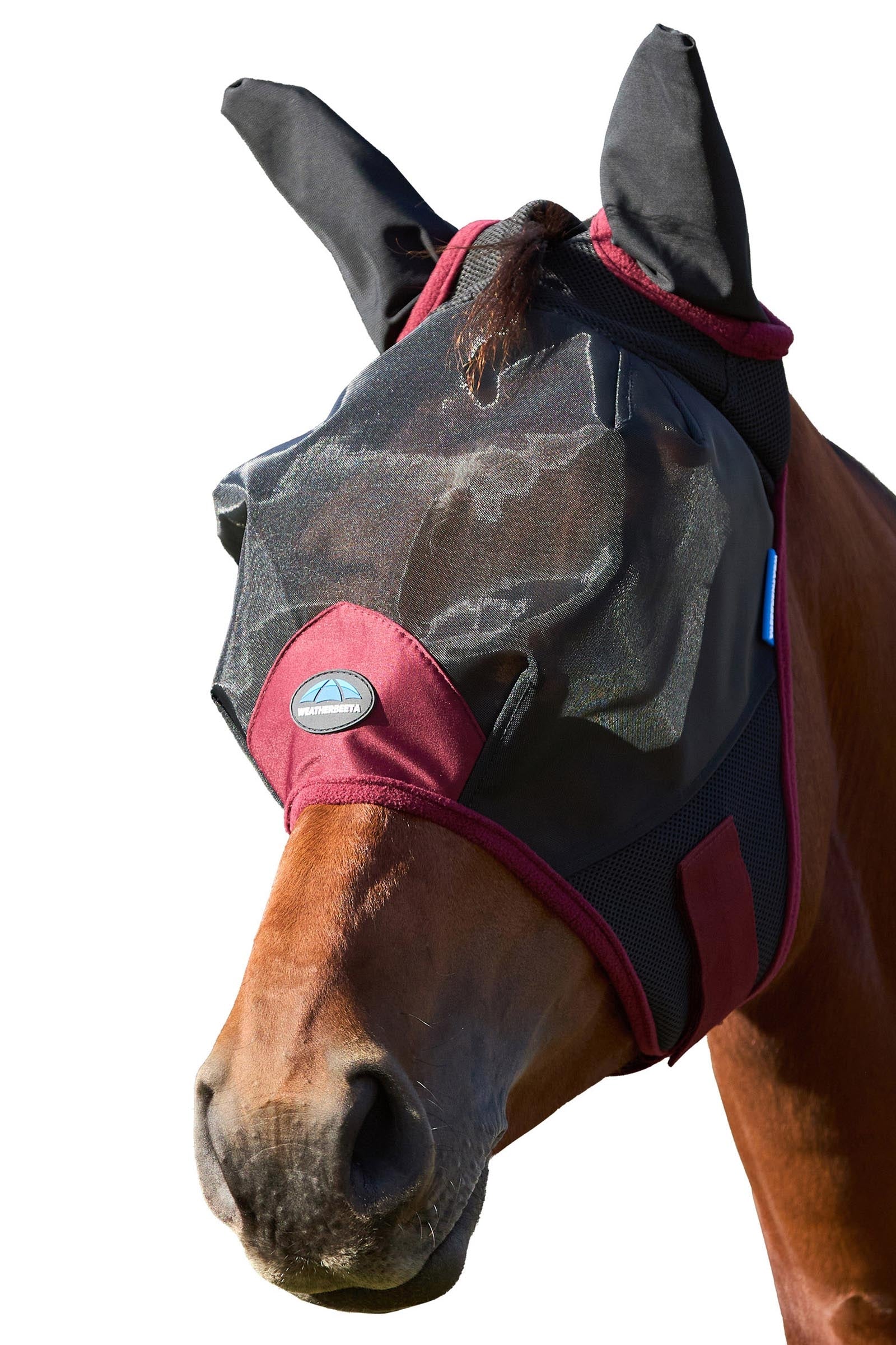Weatherbeeta Comfitec Fine Mesh Fly Mask With Ears Antifly Protection for Horses