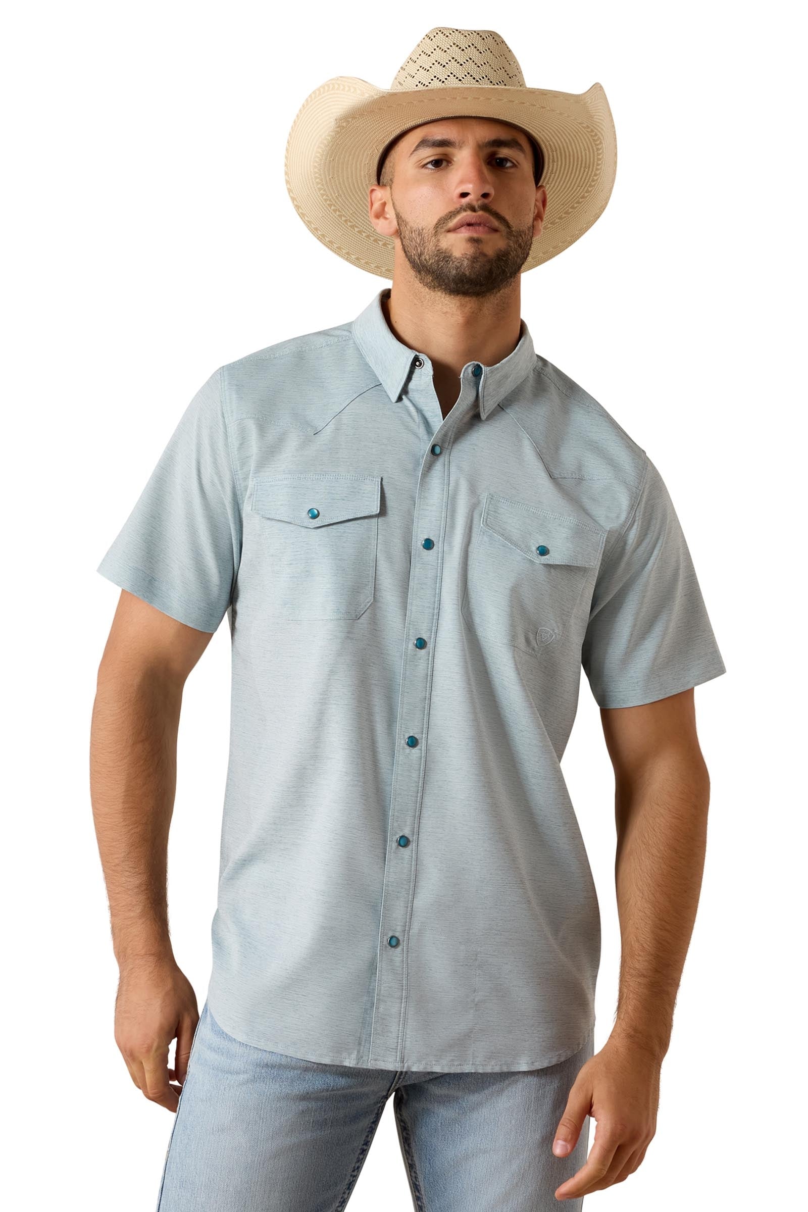 Ariat Men's VentTEK Western Fitted Shirt Férfi Ruházat
