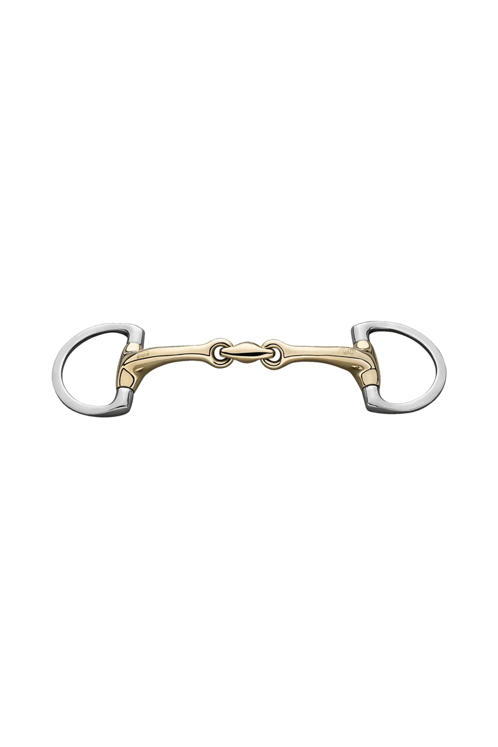 Sprenger Dynamic RS pony island olívás zabla, dupla tört, 14 mm, Sensogan Zablák