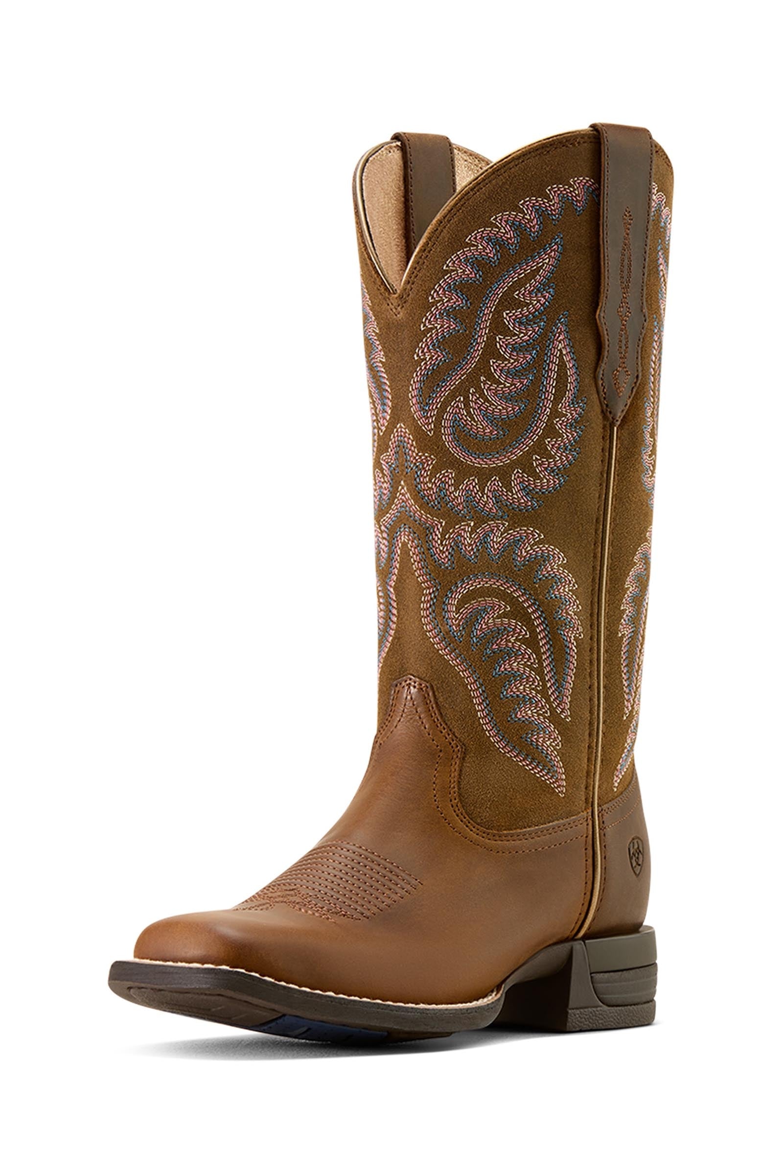 Ariat Women's Cattle Caite Wide Square Toe Western Boots Lábbelik
