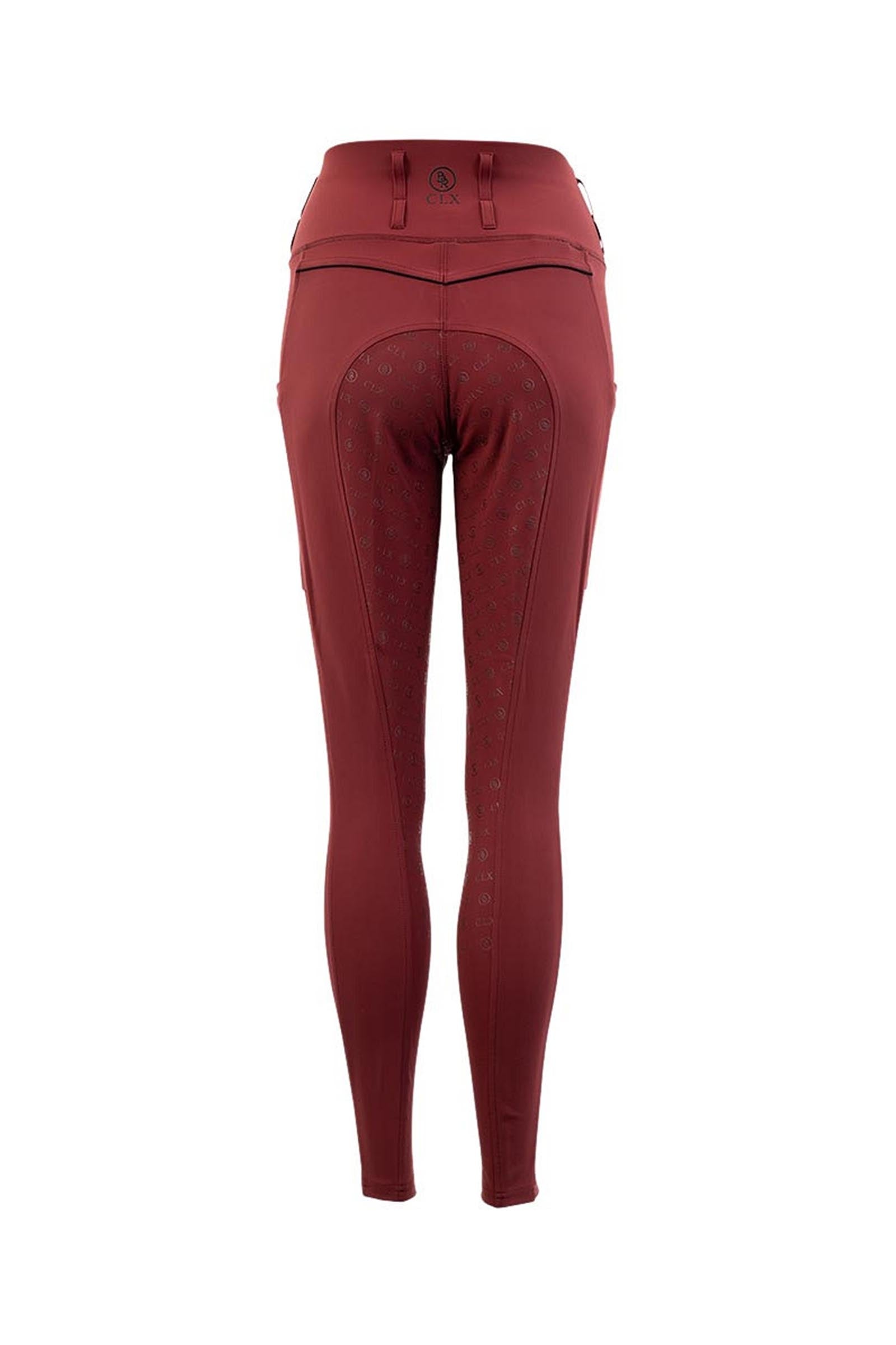 BR CLX női lovagló leggings szilikonos telibetéttel Womens Breeches