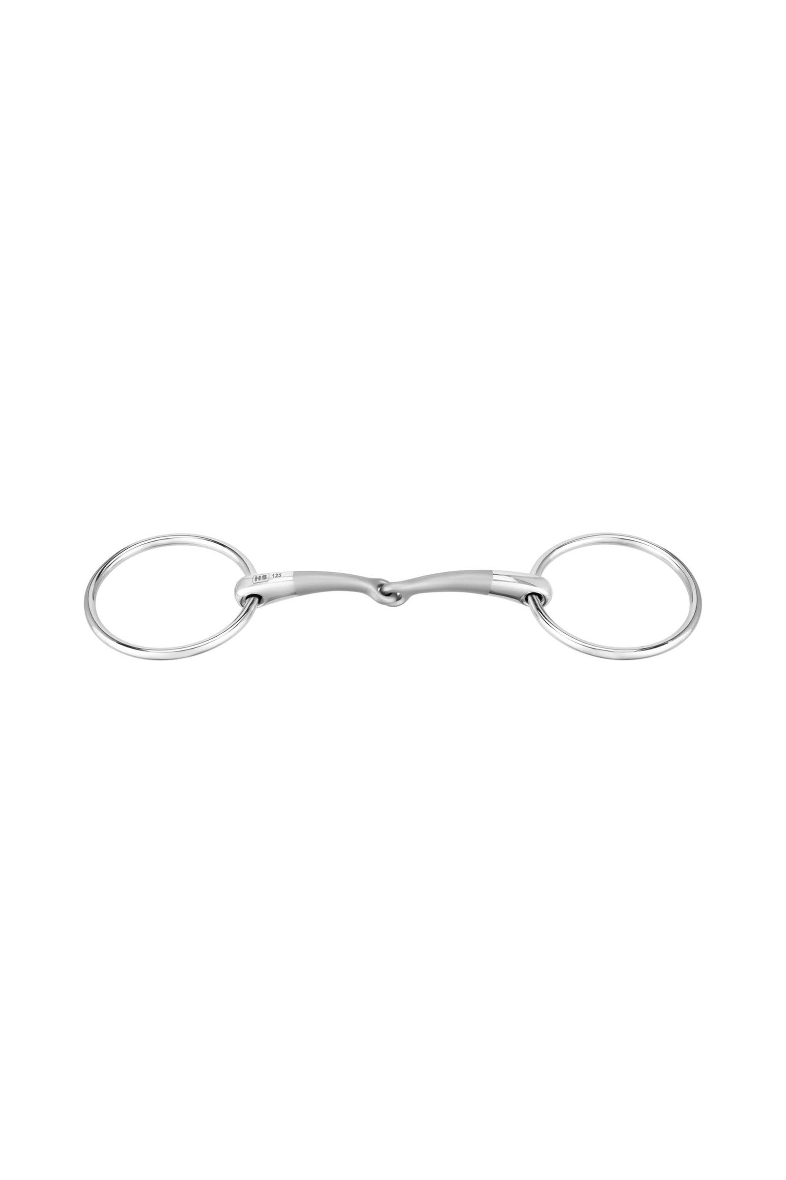 Sprenger Satinox zabla, egyszer tört, 12 mm, 70 mm karika, rozsdamentes acél Zablák