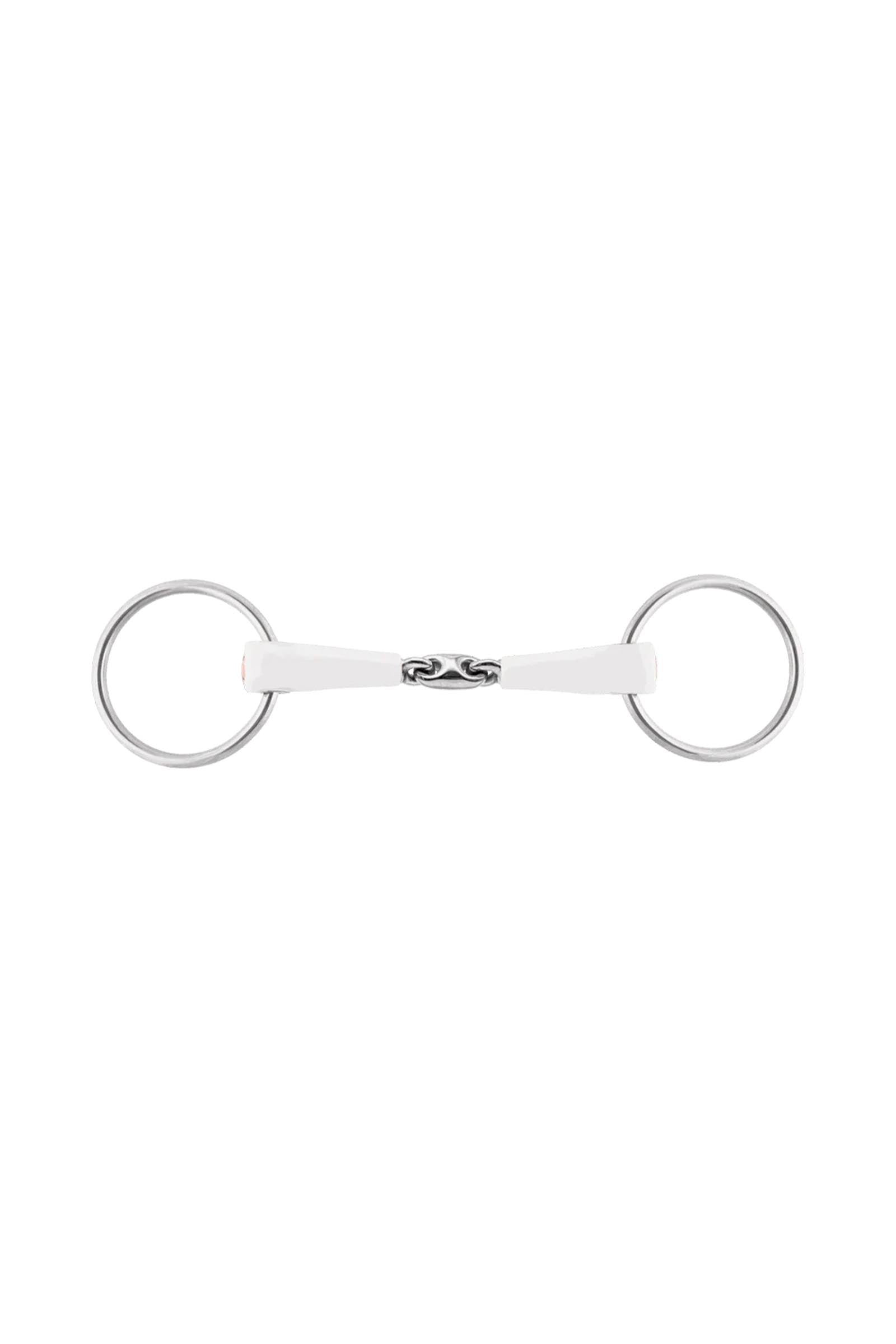 Sprenger Nathe csikózabla, dupla tört, 20 mm, 70 mm karikák, termoplaszt Zablák