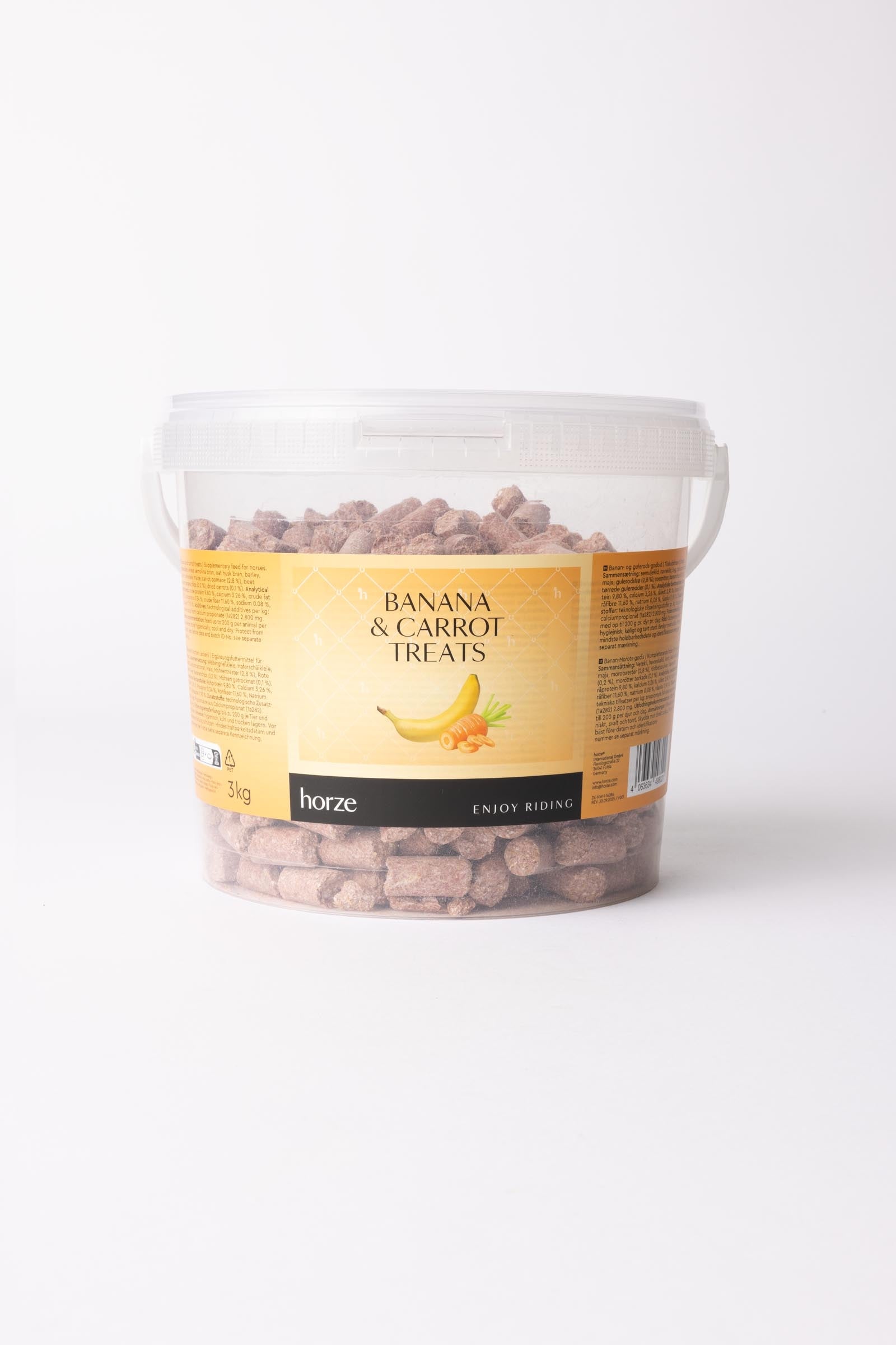 Horze Jutalomfalatok Banán & Répa, 3 kg Horse Feed & Nutrition