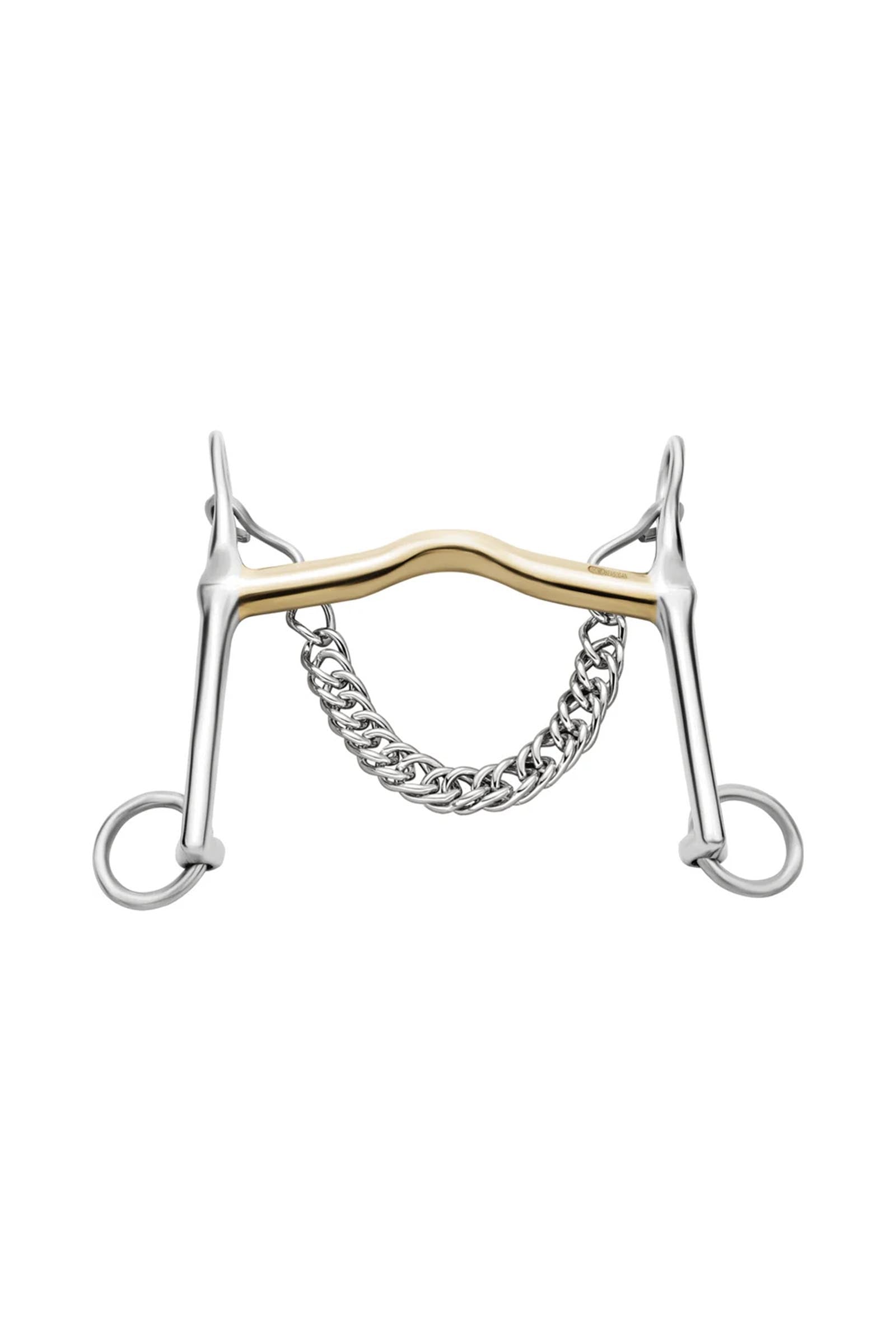 Sprenger Satinox póni/izlandi CM Kimblewick, egyenes 14 mm, rozsdamentes acél Zablák