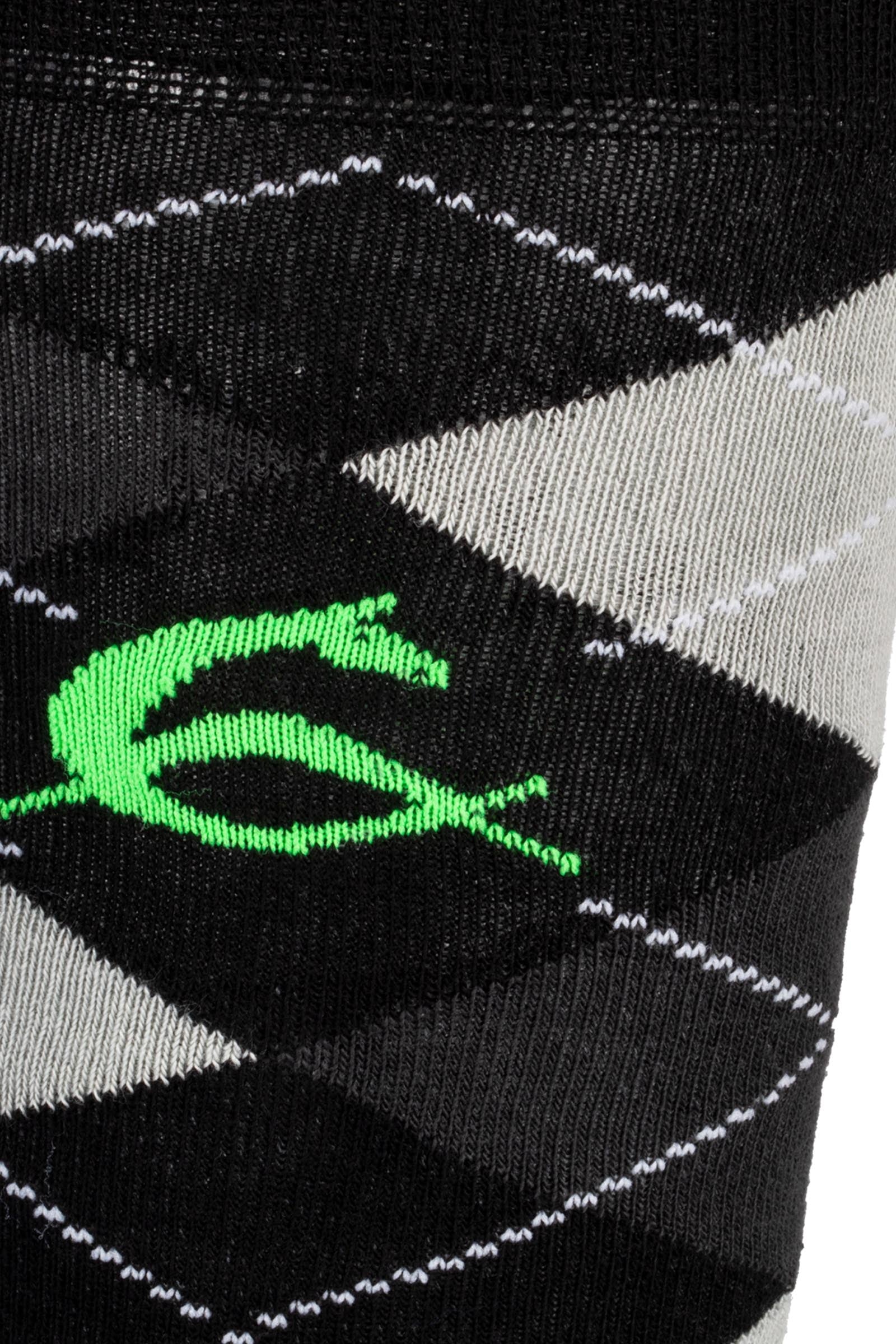 Acavallo Diamond Pattern Cotton Socks Socks