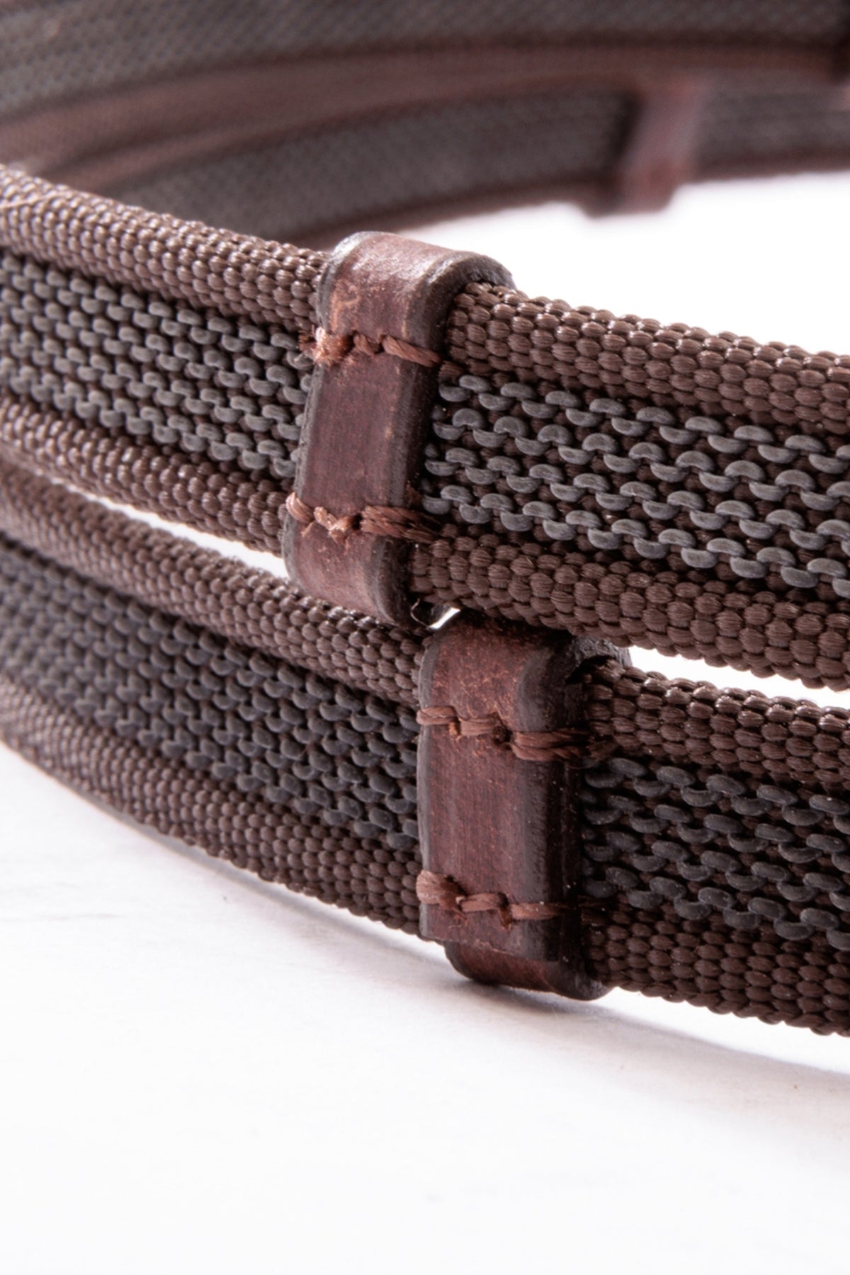 Kavalkade Rubberised Reins With 5 Stops, Oiled, 16 mm Bridles & Reins