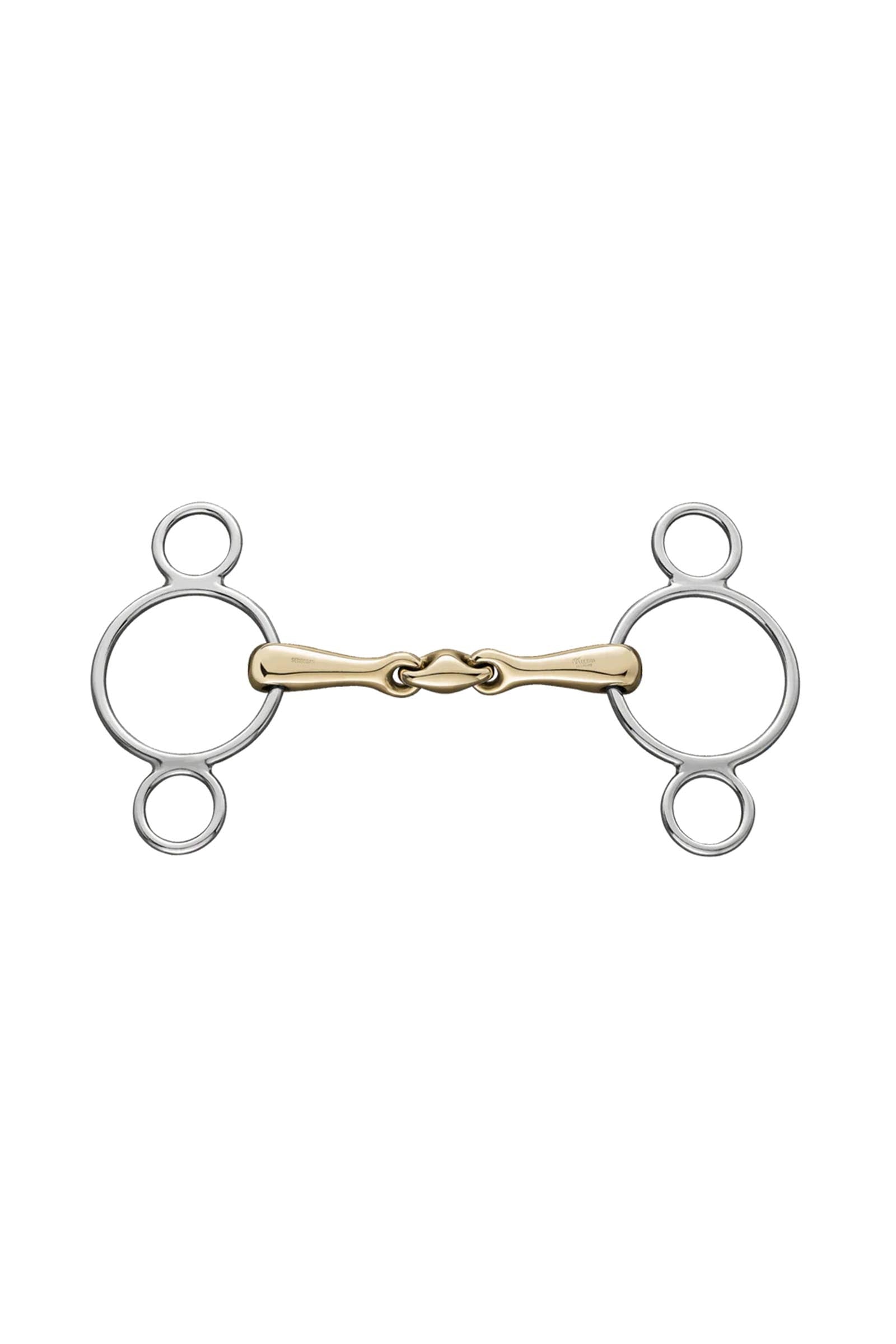 Sprenger KK Ultra 3 karikás zabla, dupla tört, 14 mm, Sensogan, 115 mm Zablák