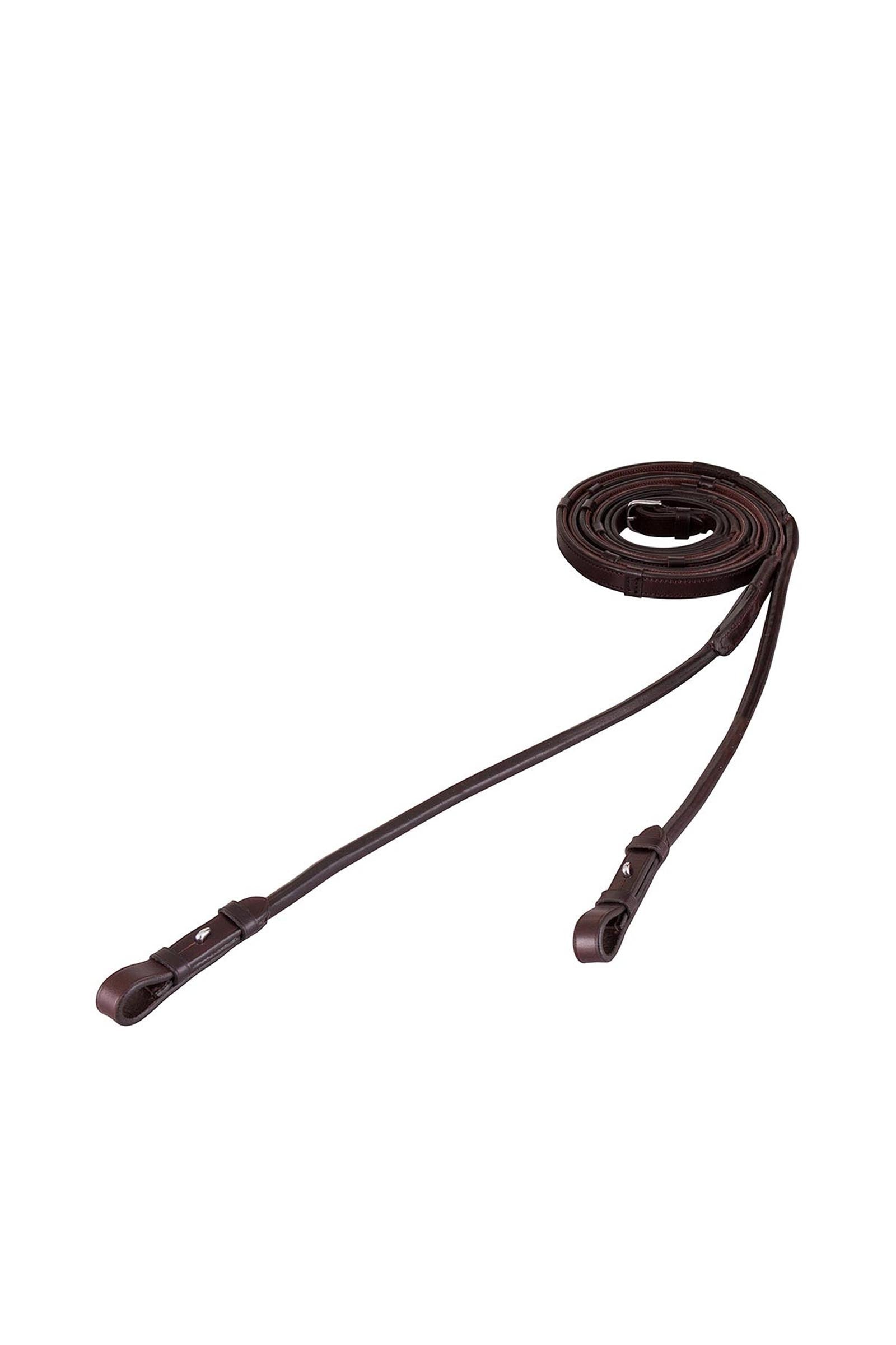 BR Leather Grip Reins With Stops, 16 mm Bridles & Reins