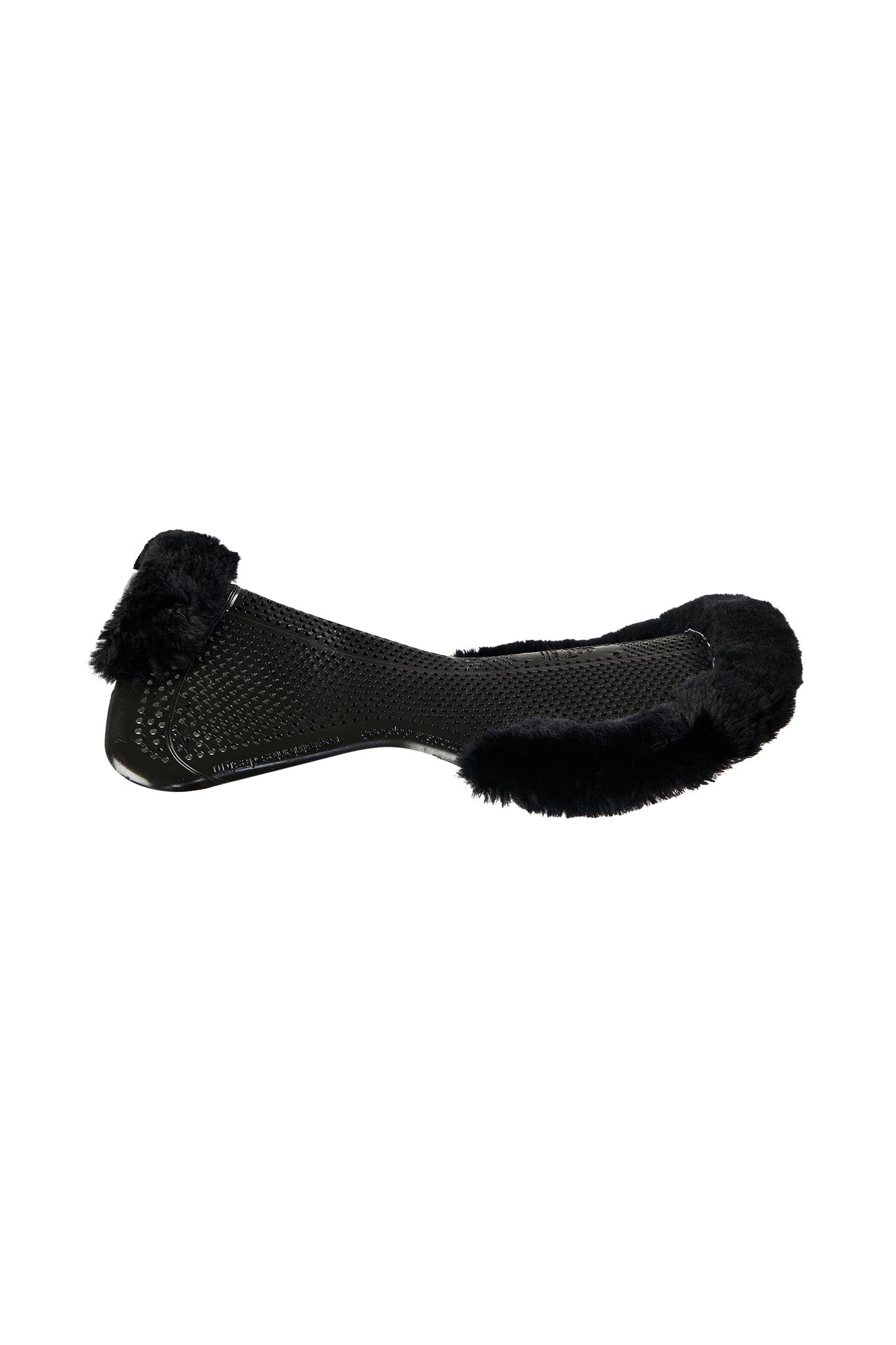 Acavallo Gel Non Slip Classic Pony With Sheepskin 1/2 Cut-Out Flat Saddle Pads