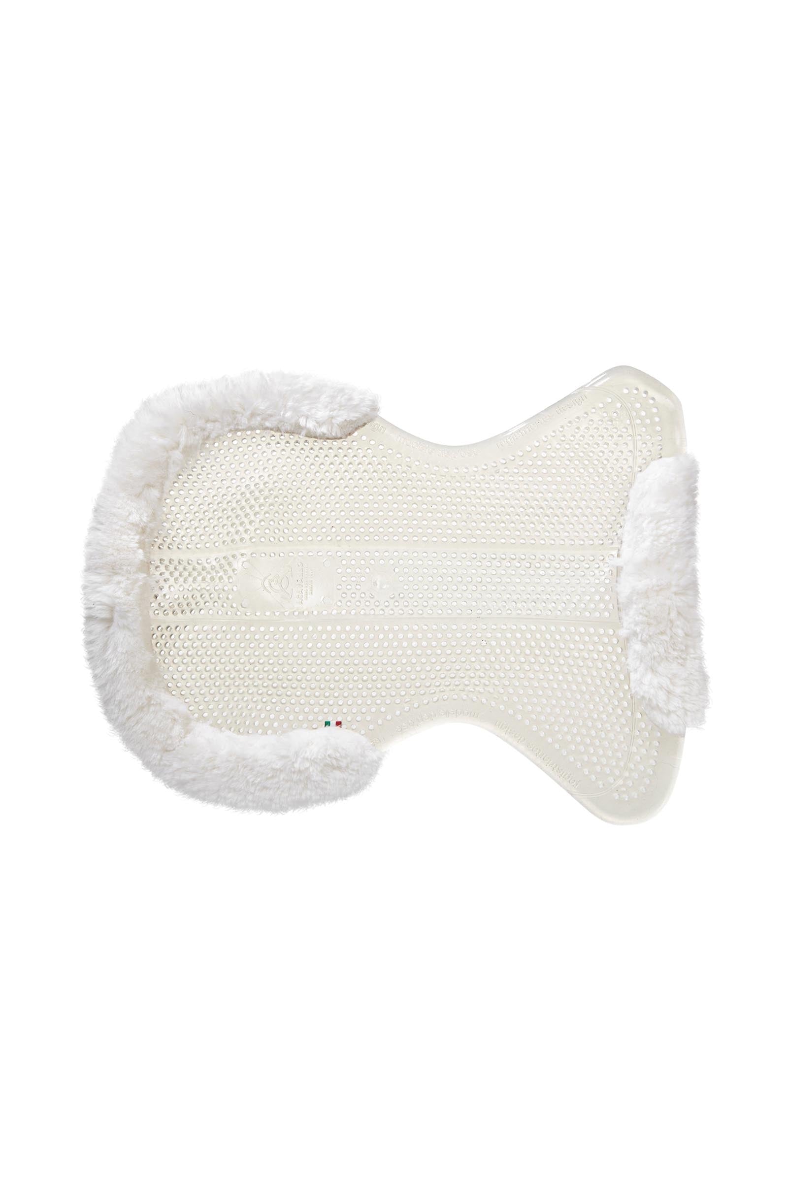 Acavallo Gel Non Slip Classic Pony With Sheepskin 1/2 Cut-Out Flat Saddle Pads