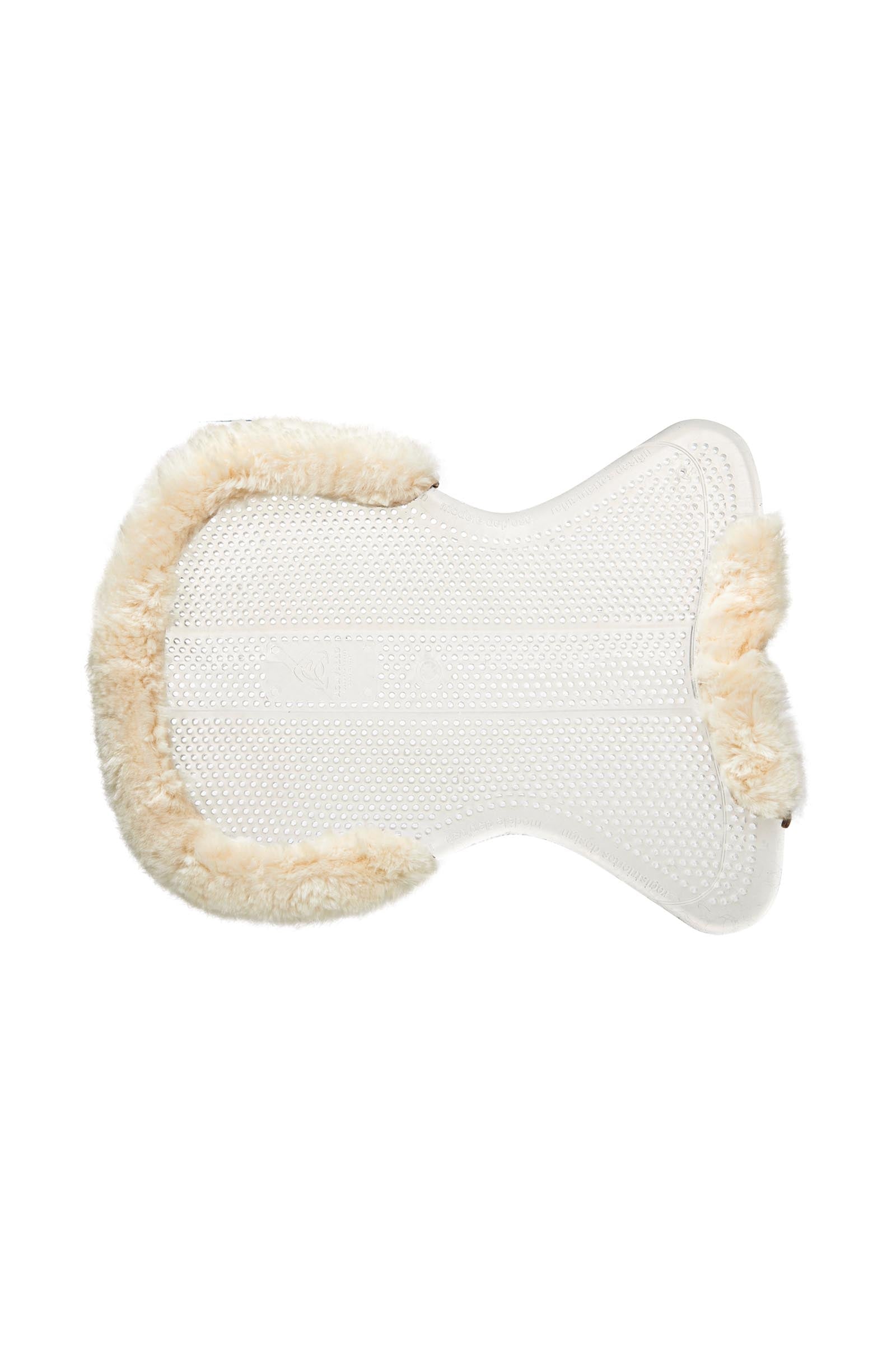 Acavallo Gel Non Slip Classic Pony With Sheepskin 1/2 Cut-Out Flat Saddle Pads
