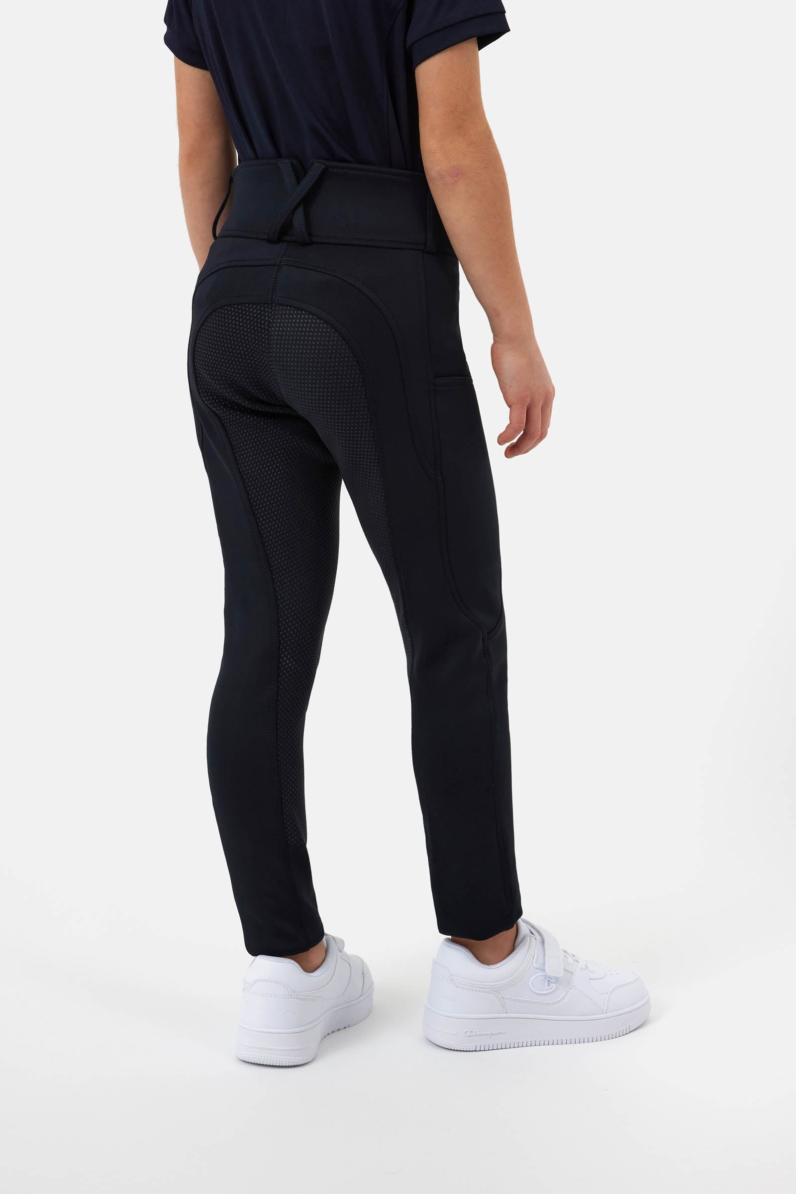 Horze Young Rider Chara teljes szilikonos lovaglónadrág Gyermek Ruházat