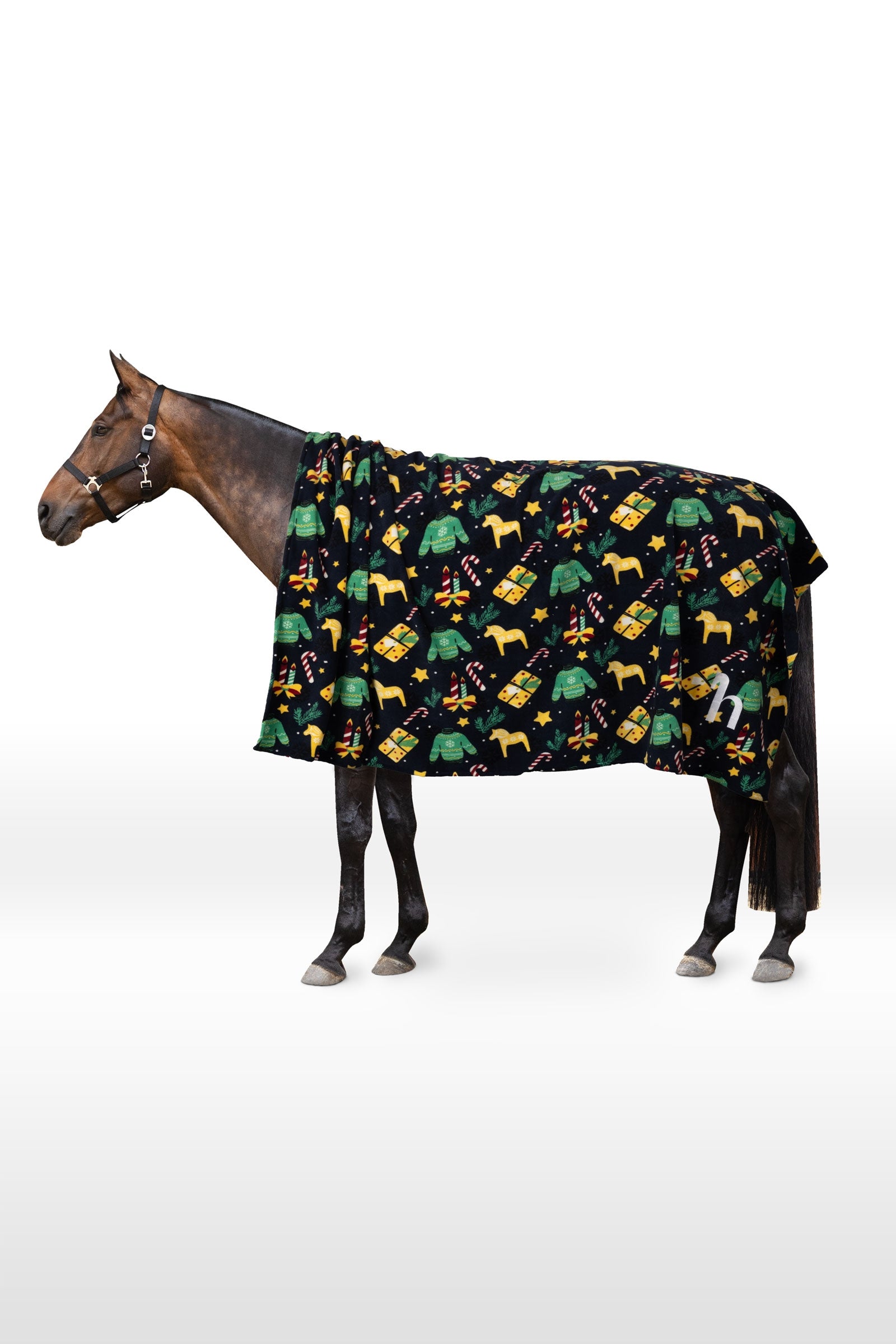 Horze karácsonyi pléd Lótakarók