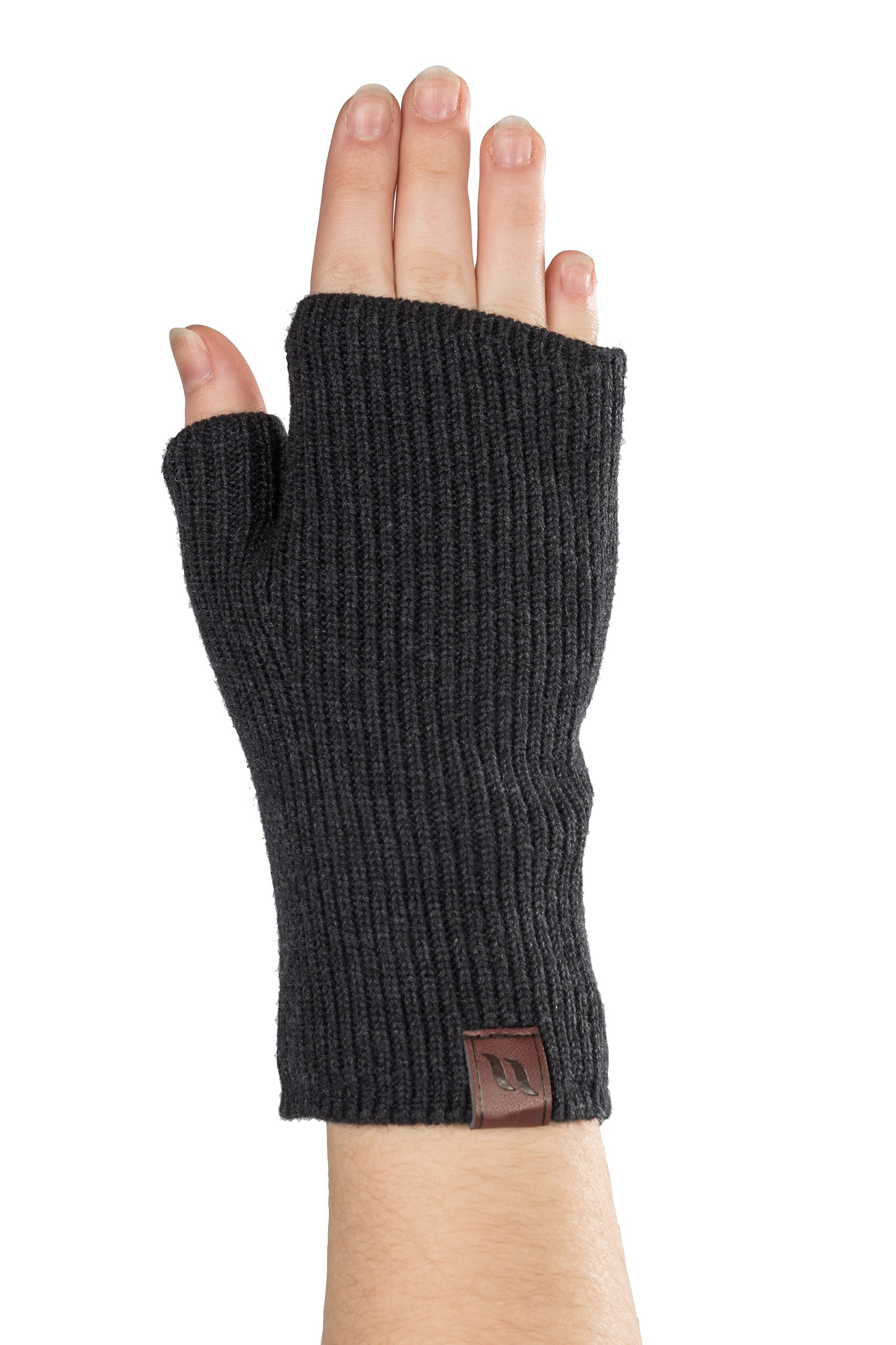 Back on Track Ash Knitted Wrist Gate Riding Gloves