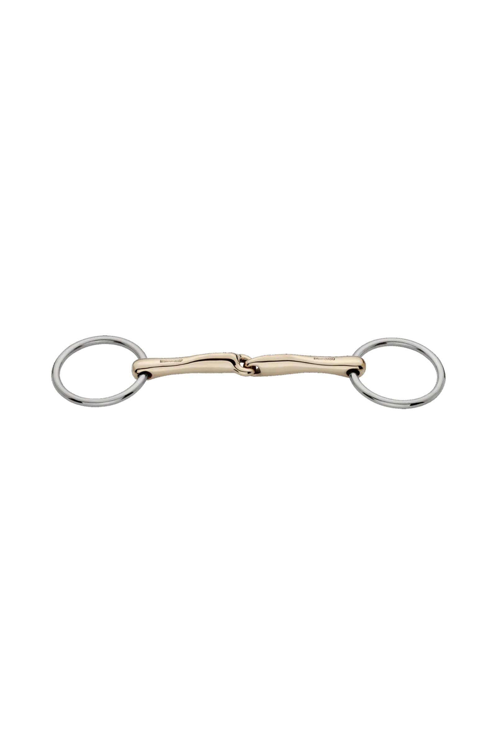 Sprenger Novocontact izlandi alátét zabla, egyszer tört, 14 mm, Sensogan Zablák