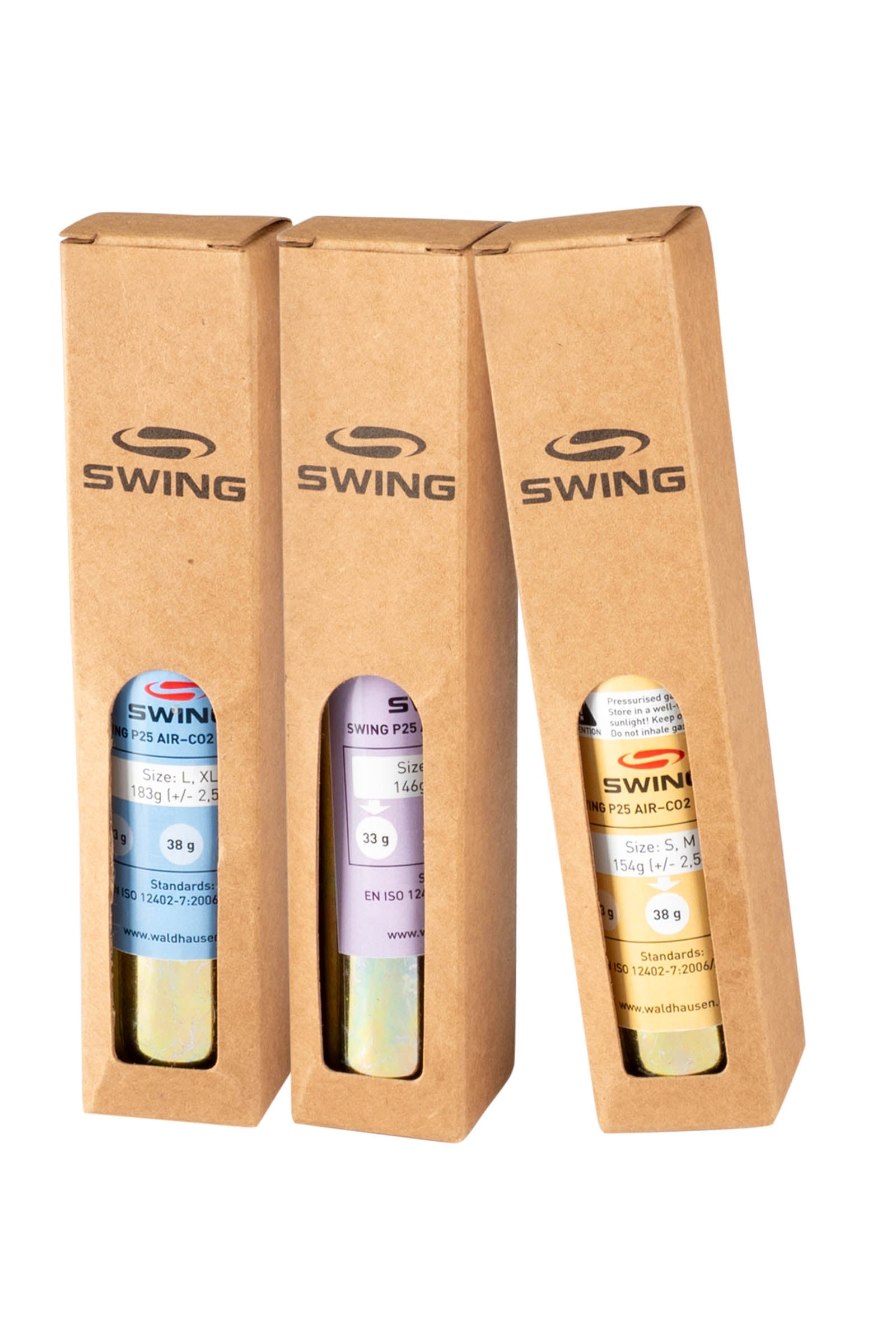 SWING Cartridge CO2 for SWING P25 AIR, XXS, XS, 33g Biztonsági Felszerelés