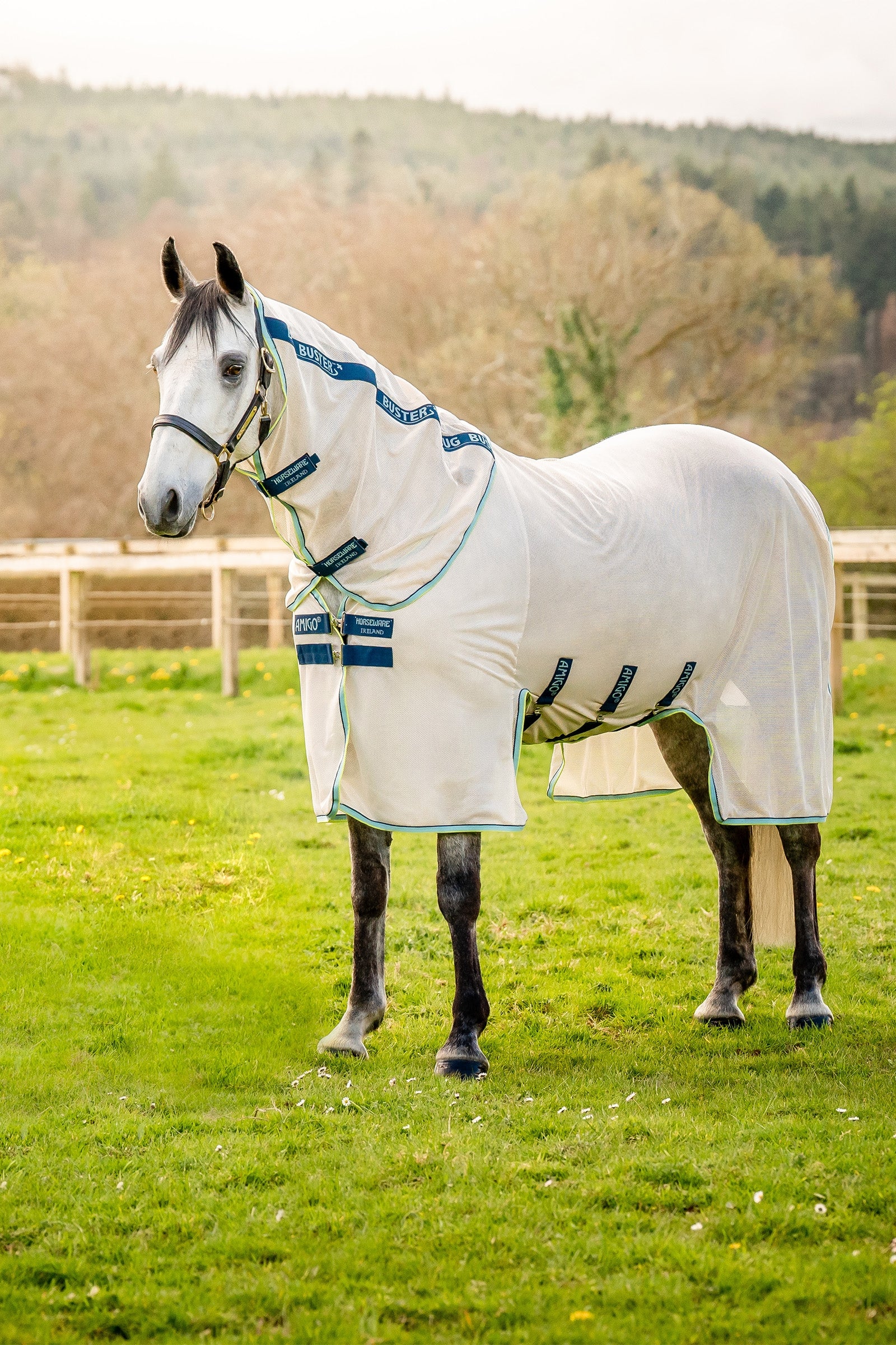 Horseware Amigo Bug Buster légytakaró levehető nyakrésszel Lótakarók