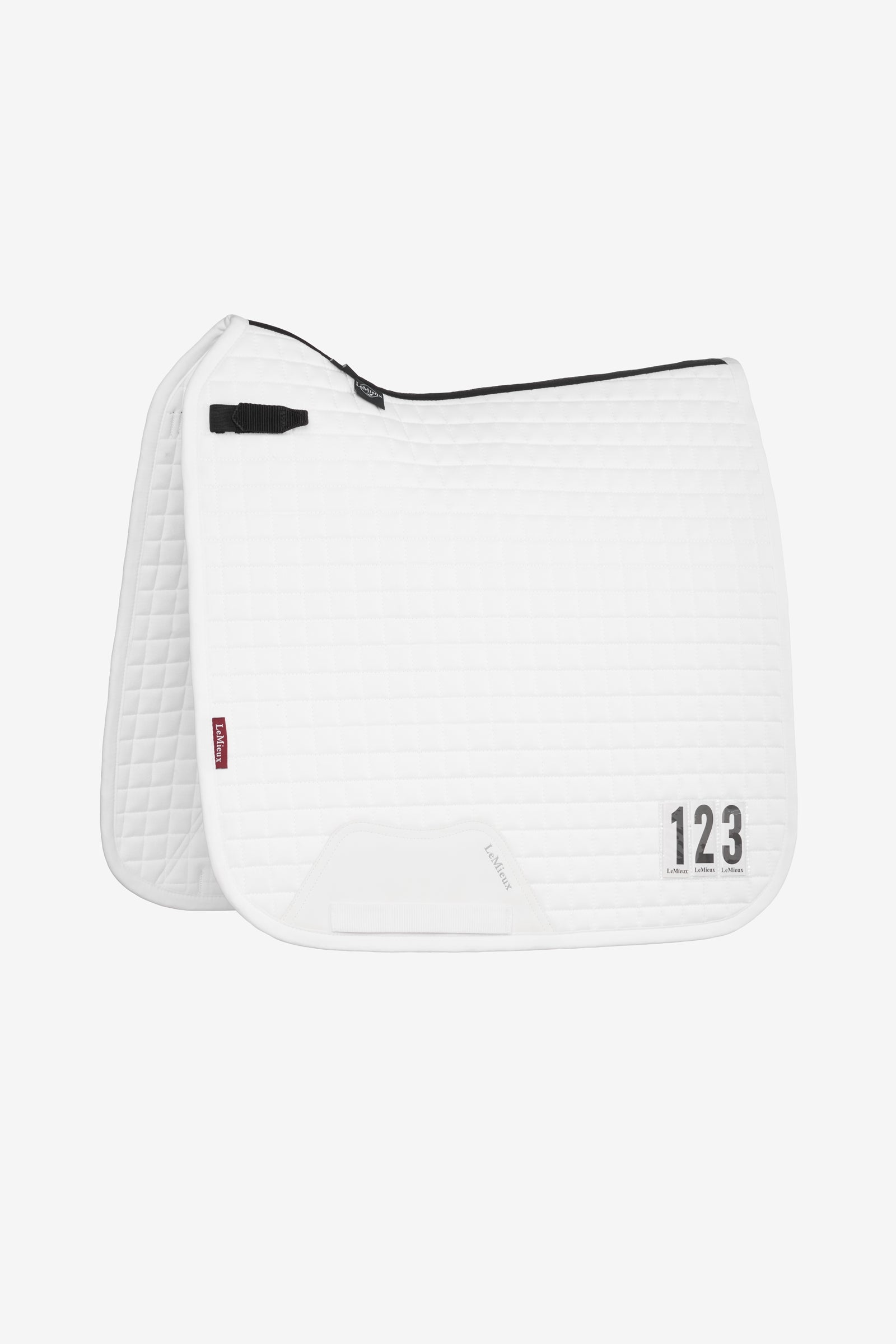 LeMieux Cotton Dressage Competition Square Saddle Pad Nyeregalátétek