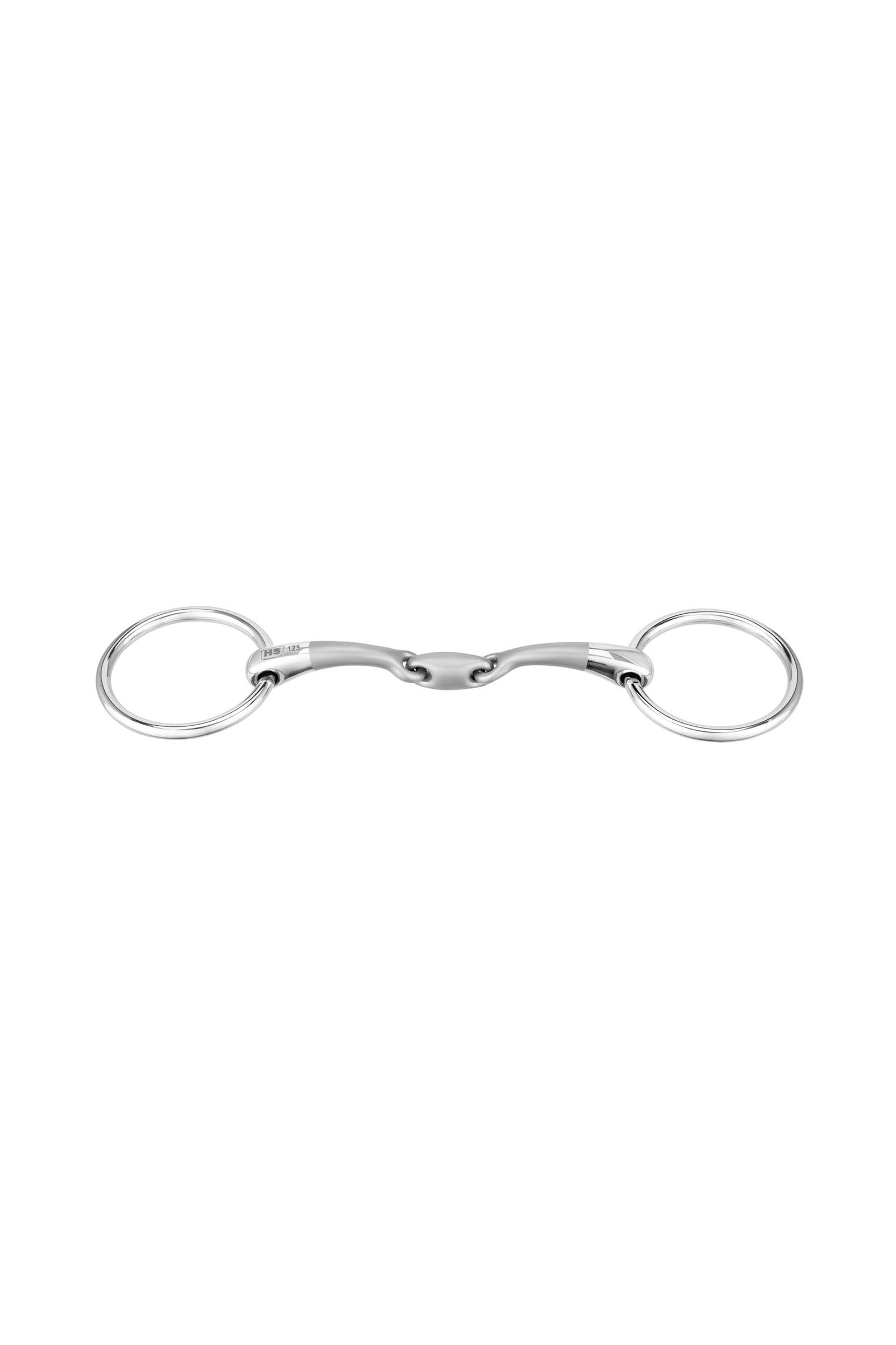 Sprenger Satinox alátét zabla, dupla tört, 12 mm, 55 mm karika, rozsdamentes acél Zablák