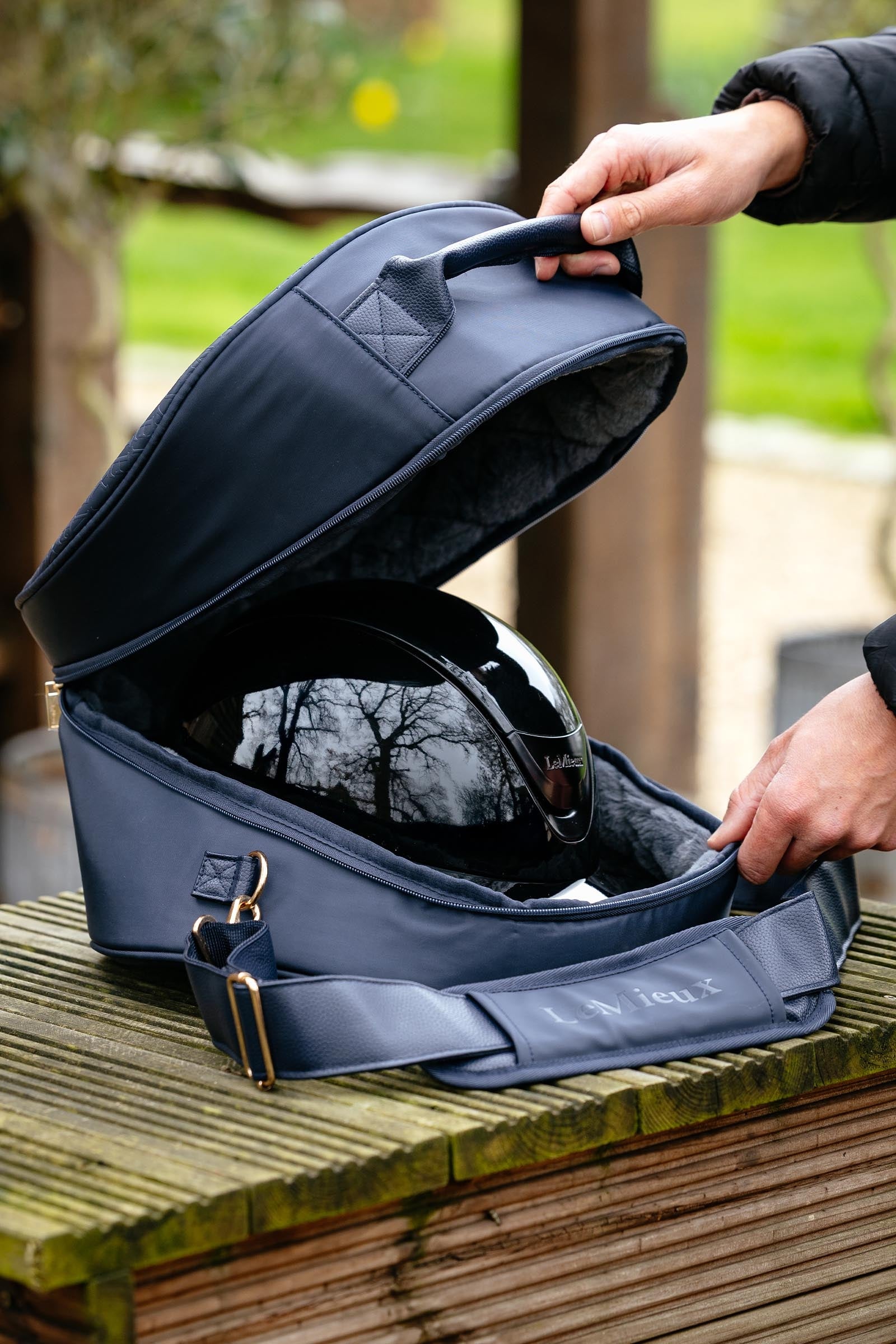 LeMieux Luxe Helmet Box Accessories