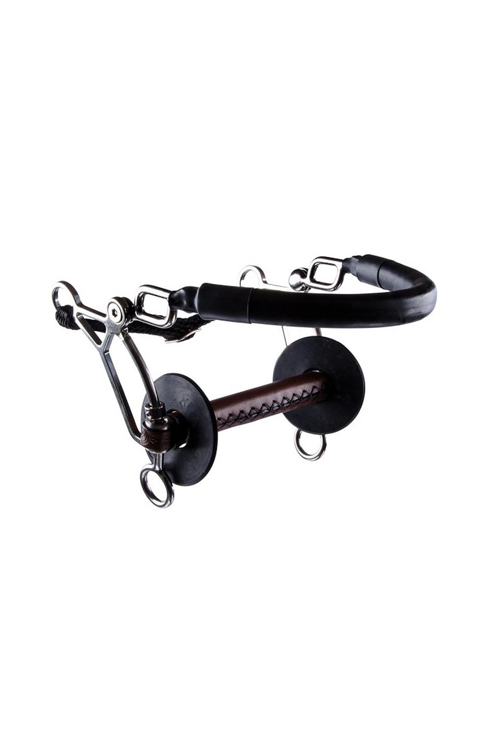 Trust Equestrian Leather Hackamore Combi Short Straight Zablák