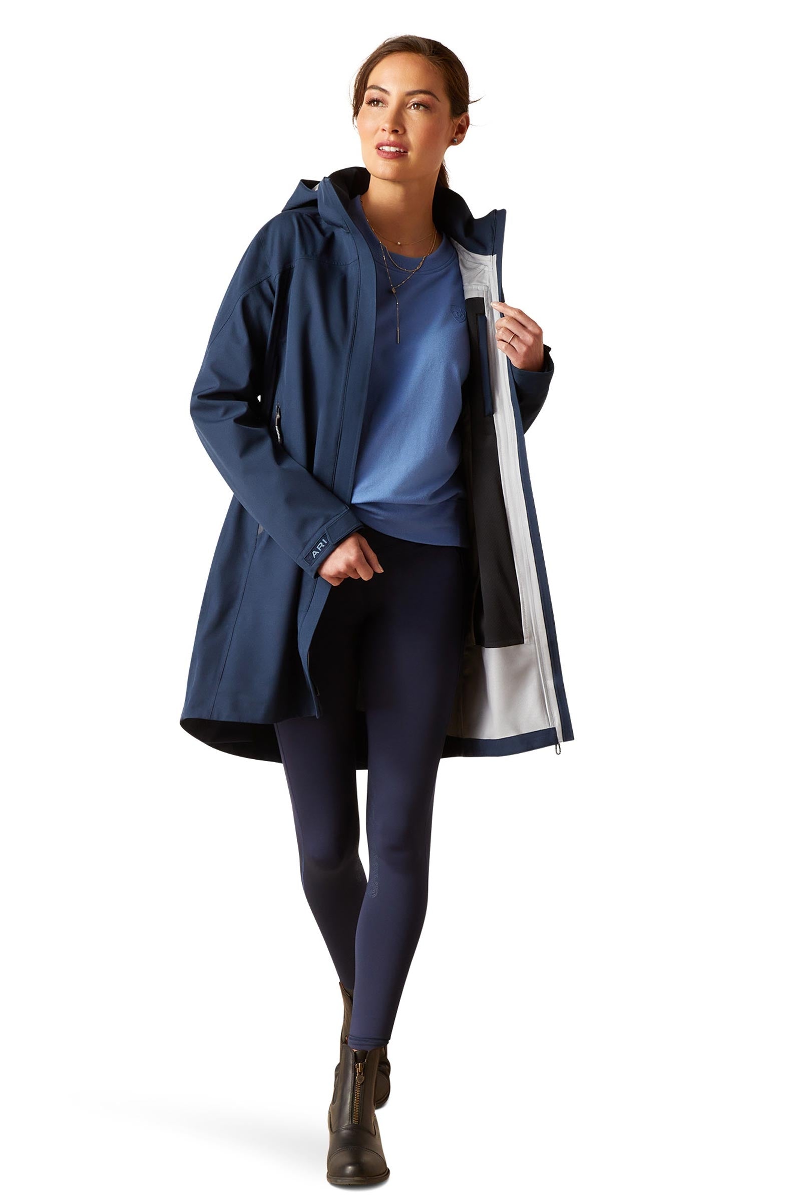 Ariat Coastal H2O női hosszú vízálló kabát Noi Ruházat