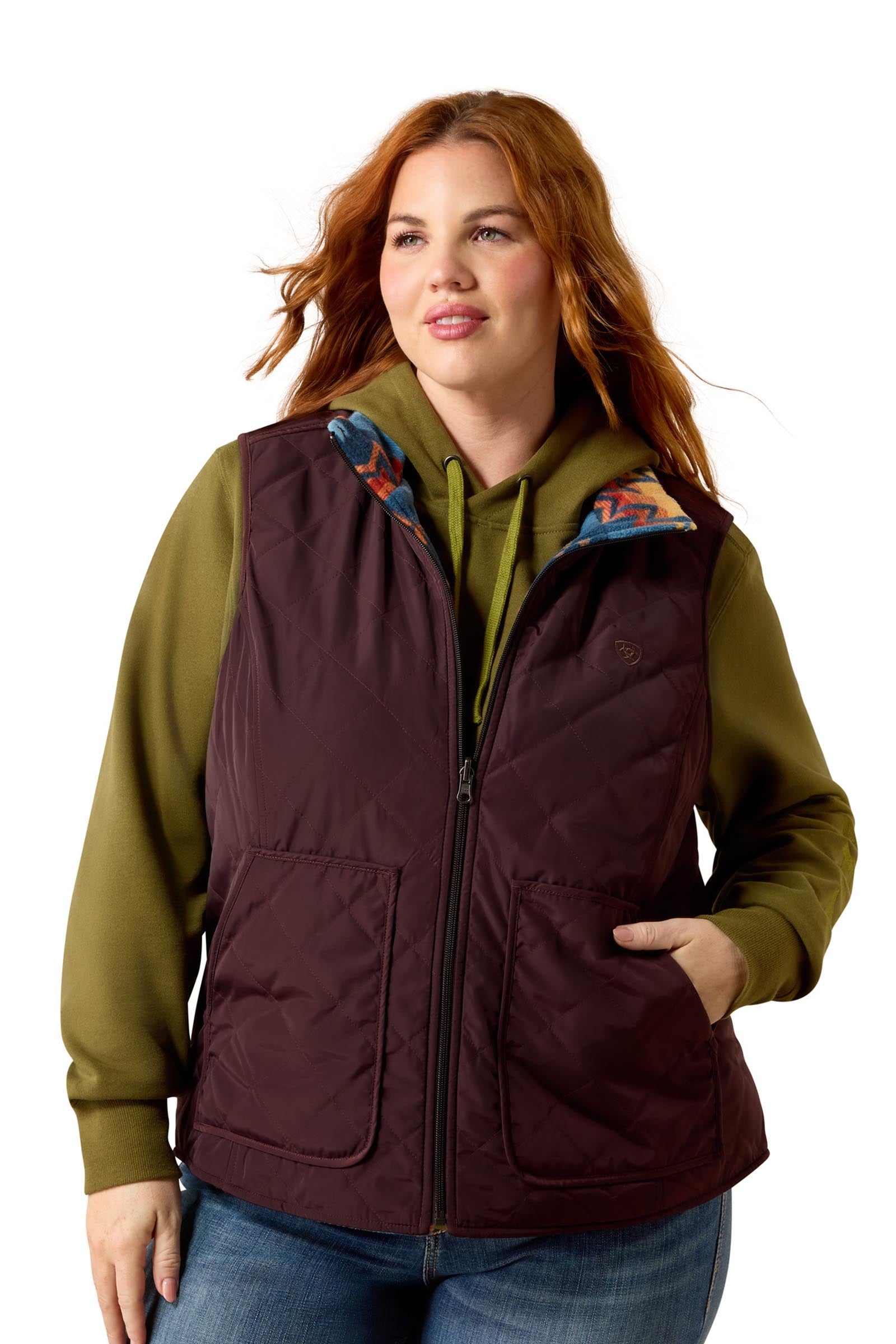 Ariat Dilon 2.0 Reversible Insulated Women'sVest Women’s Riding Clothing