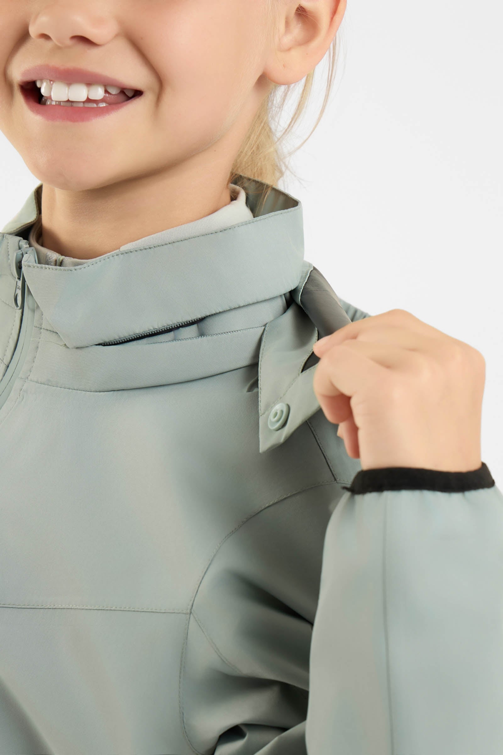 Horze Young Rider Fiora Waterproof Stowaway Hood Jacket Kids Apparel