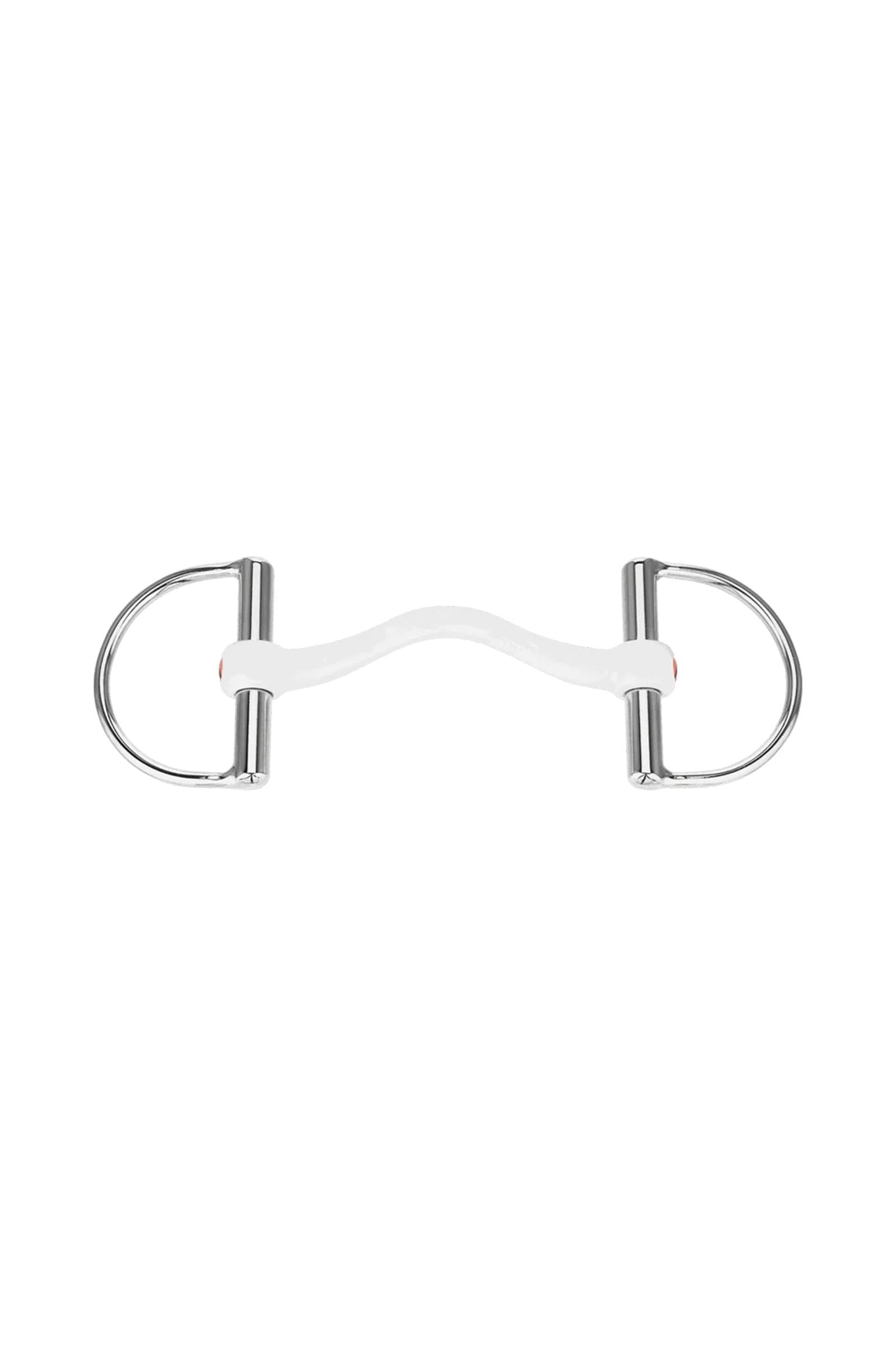 Sprenger Nathe CM D-Ring Bit Soft Mullen Mouth W. Port, 15mm, Thermoplastic Horse Bits