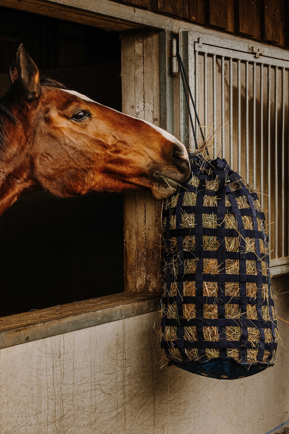 HIPPOTONIC Webbing Slow Feeder Hay Bag (80 x 60 cm) Horse Feeders & Waterers