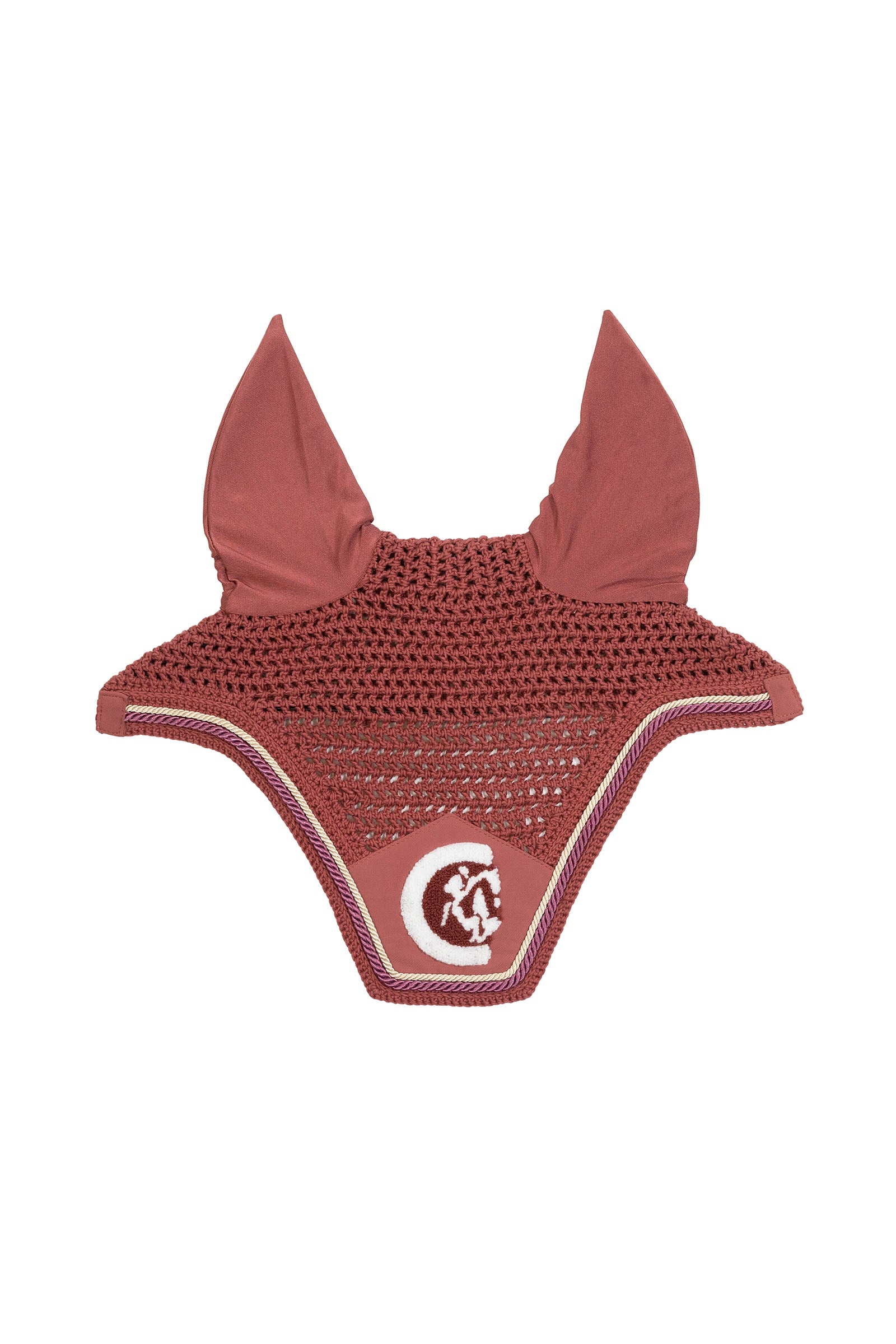 Kentucky Horsewear Fly veil Wellington 3D Logo rope Saddle Pads