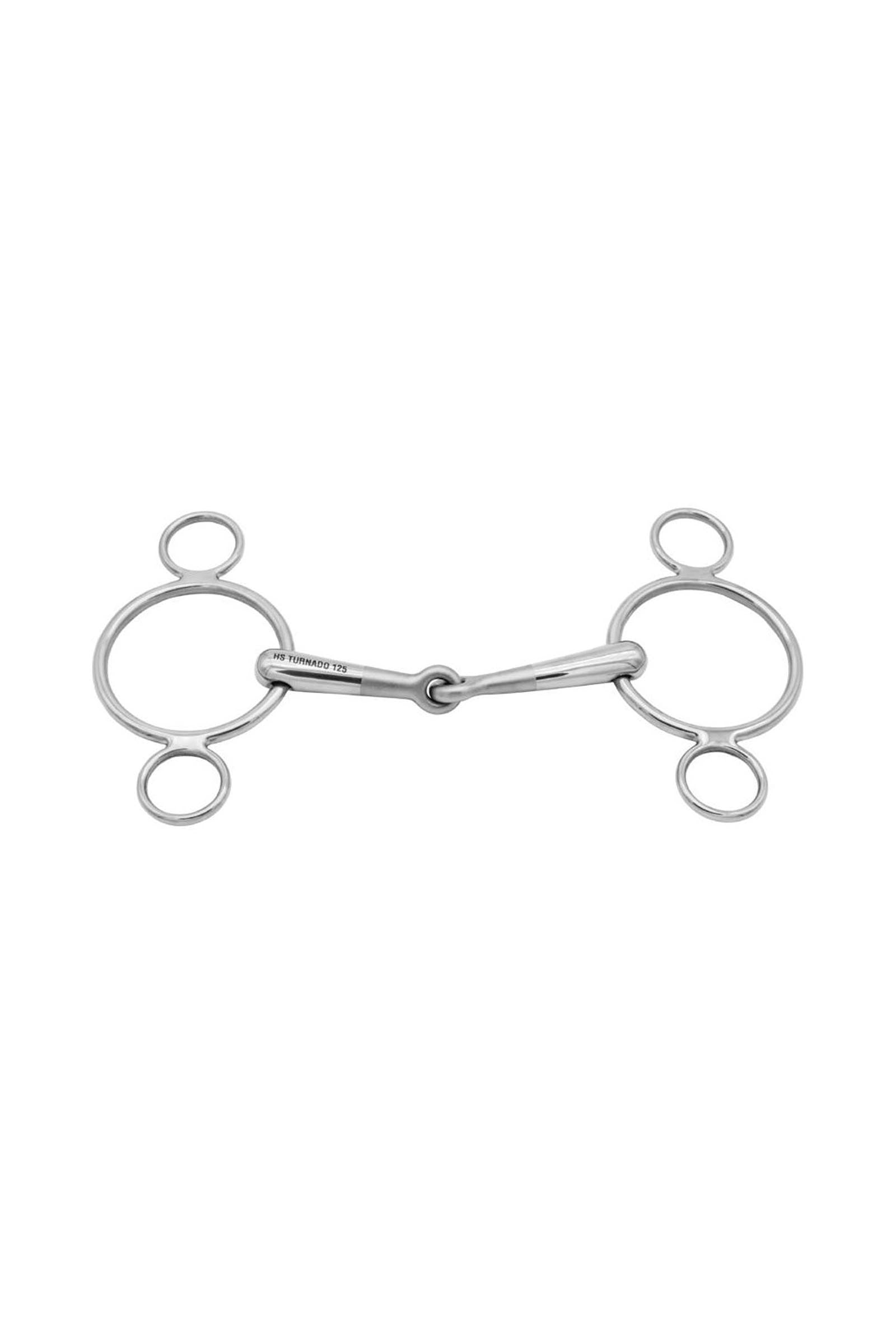 Sprenger Turnado 3 karikás zabla, egyszer tört, 16 mm, rozsdamentes acél Zablák