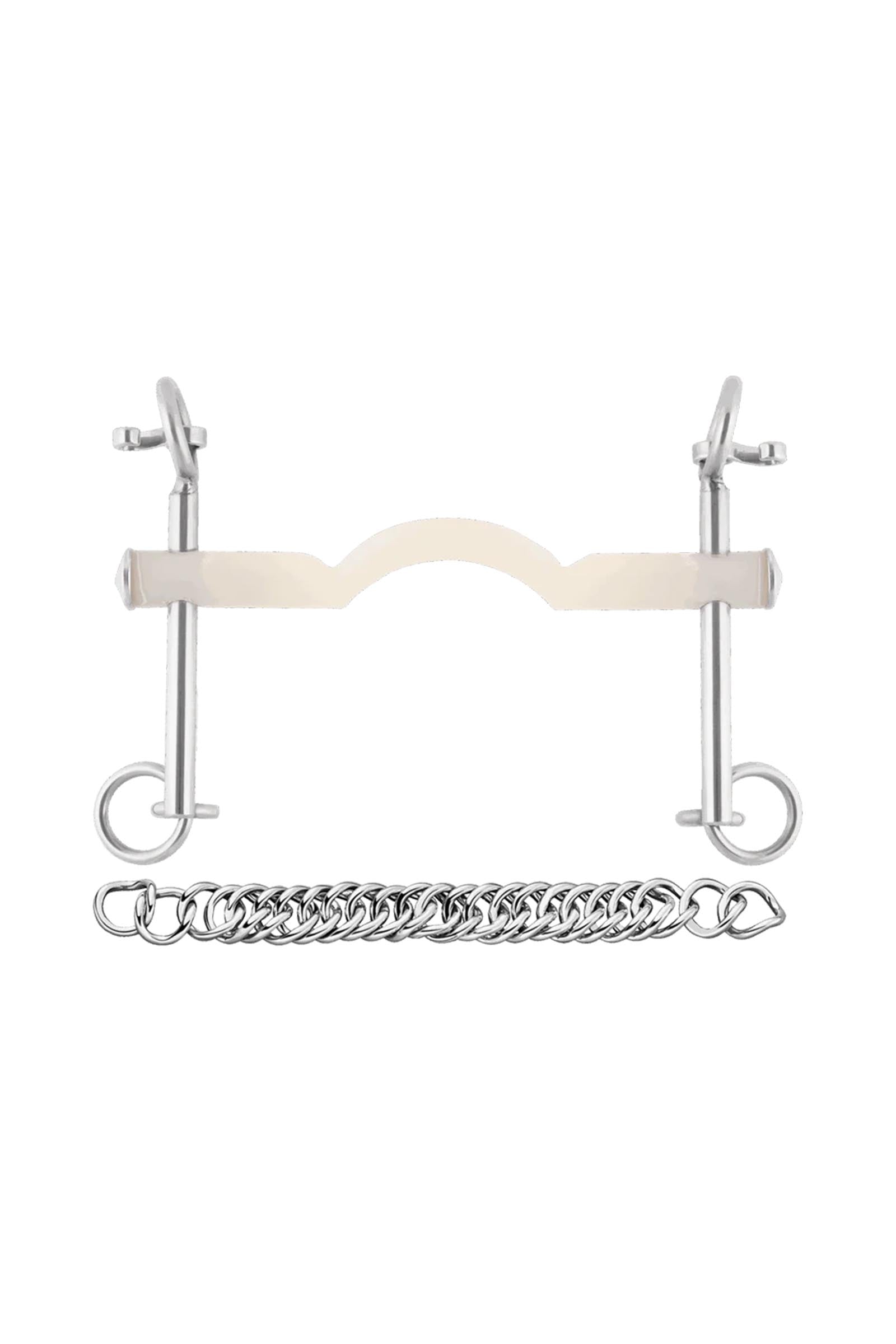 Sprenger Nathe Weymouth 15mm w/ Port, Short Shanks, Thermoplastic Horse Bits