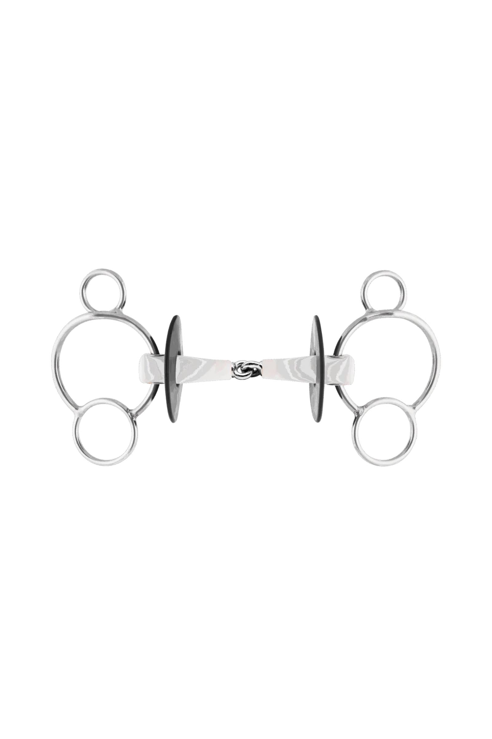 Sprenger Nathe 3 karikás zabla, egyszer tört, 20 mm, termoplaszt Zablák