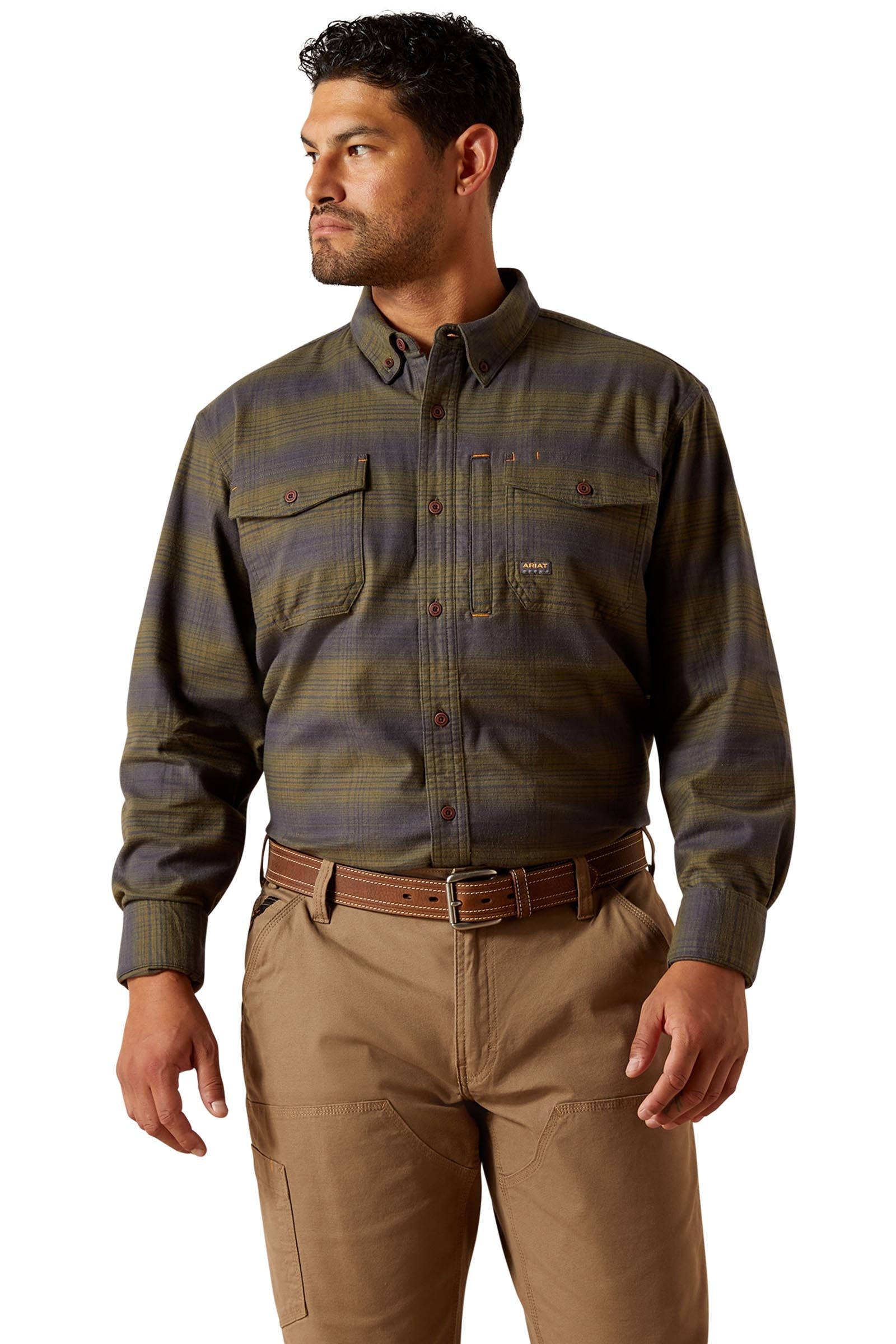 Ariat Rebar flanel DuraStretch munkásing Férfi Ruházat