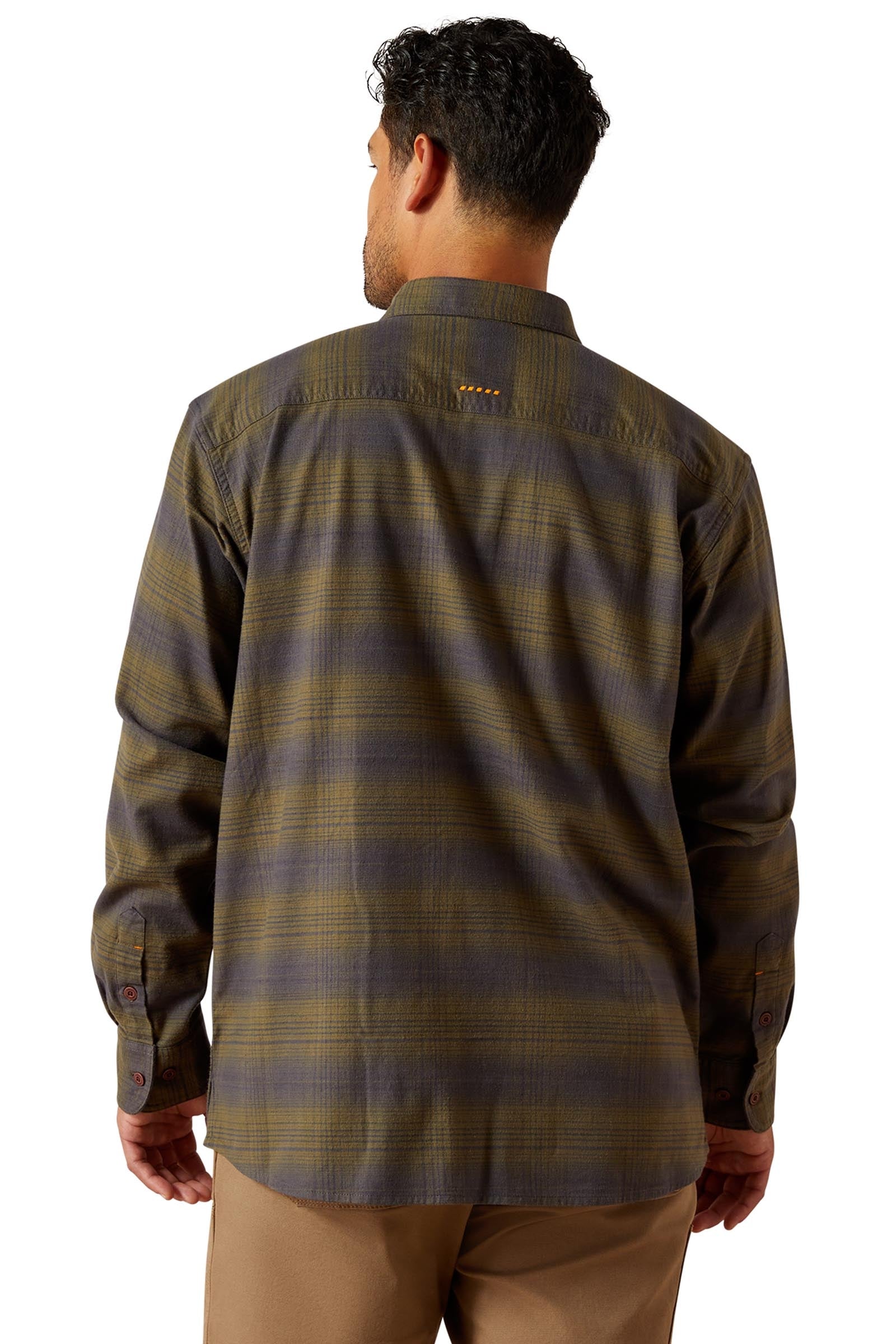 Ariat Rebar Flannel DuraStretch Men's Work Shirt Mens Riding Clothing