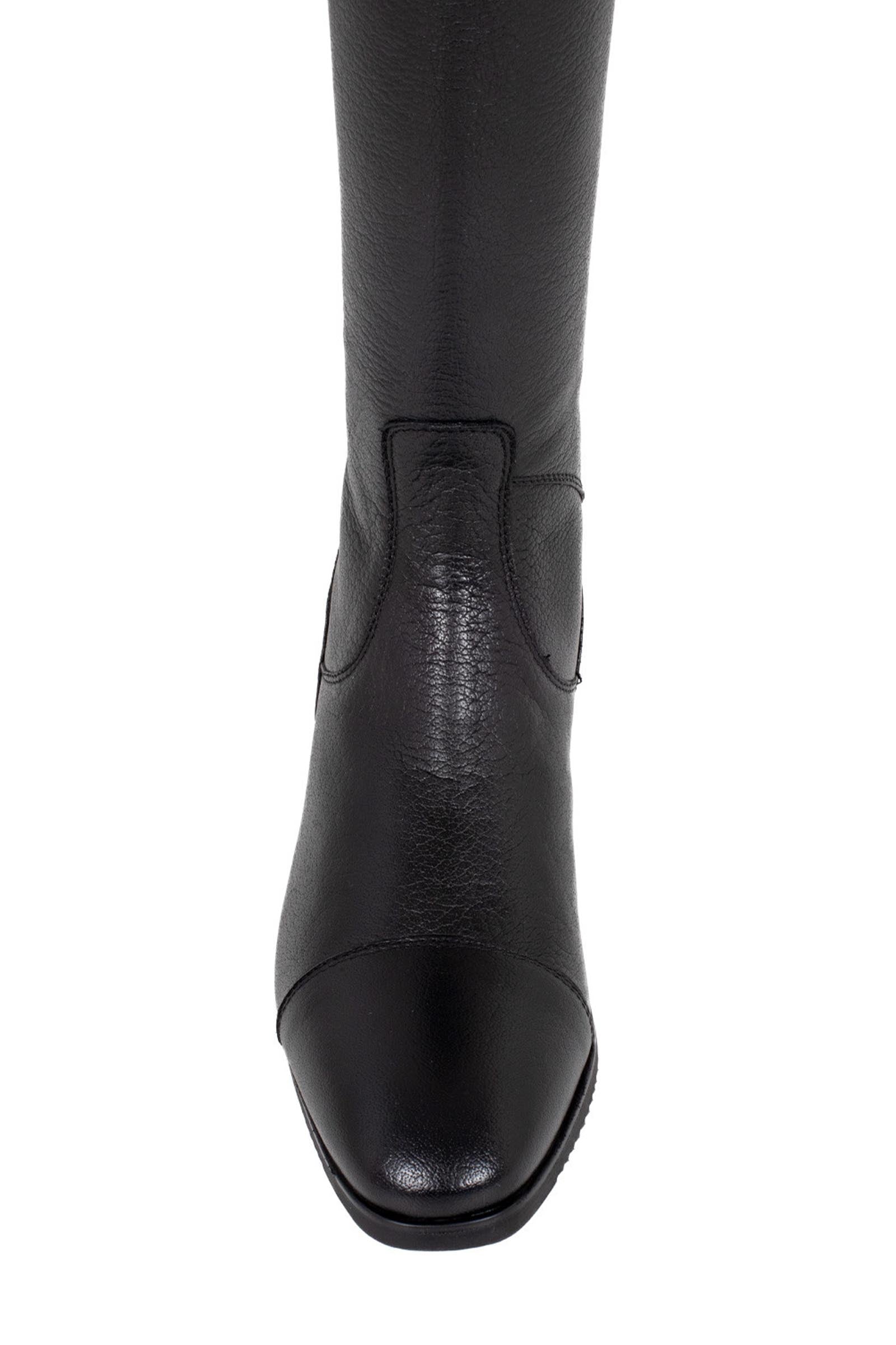 Equestro Unisex Calfskin Boots With Rear Zipper Riding Boots & Riding Shoes