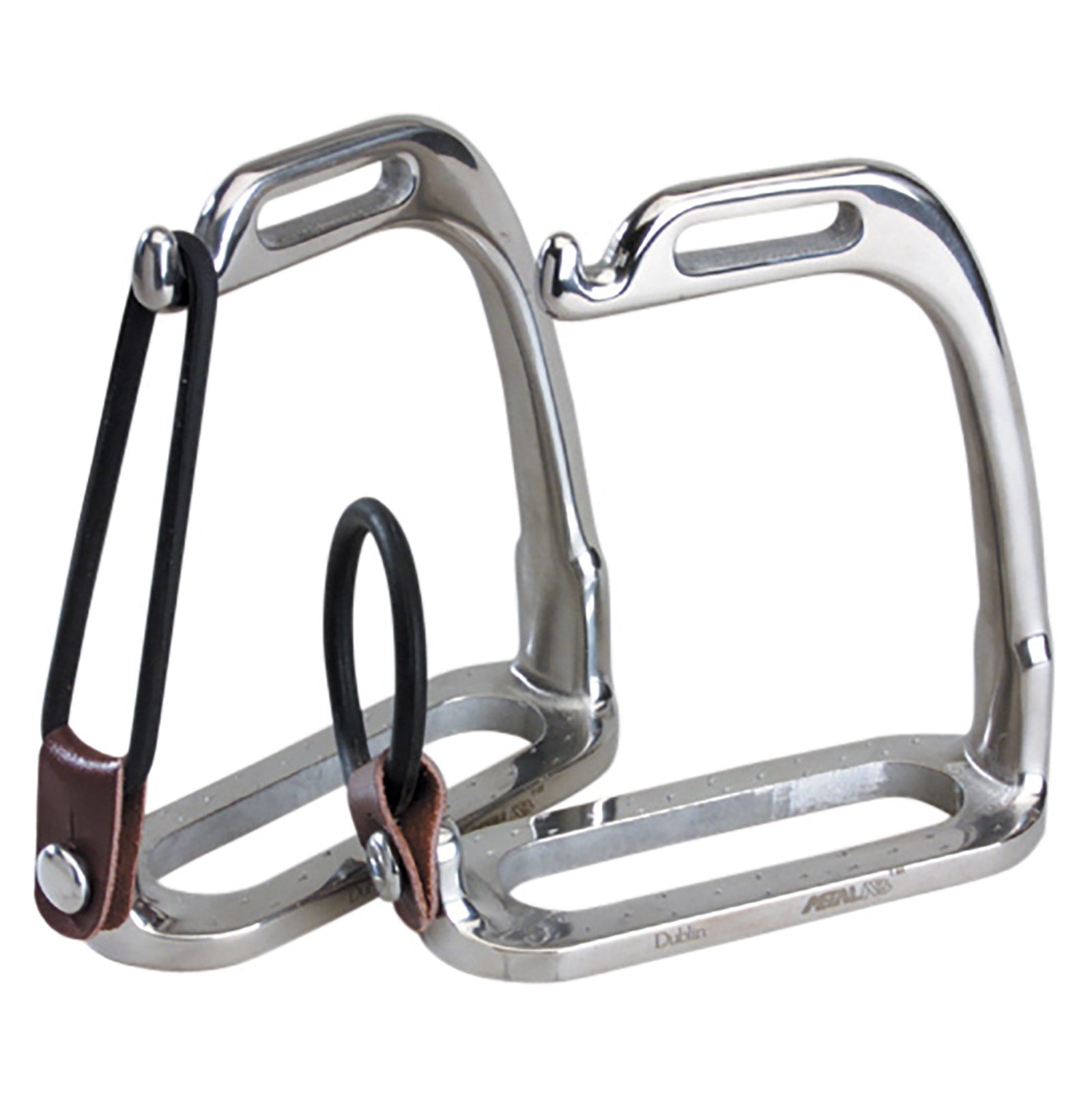 Korsteel Stainless Steel Peacock Stirrup Irons Nyergek & Hevederek