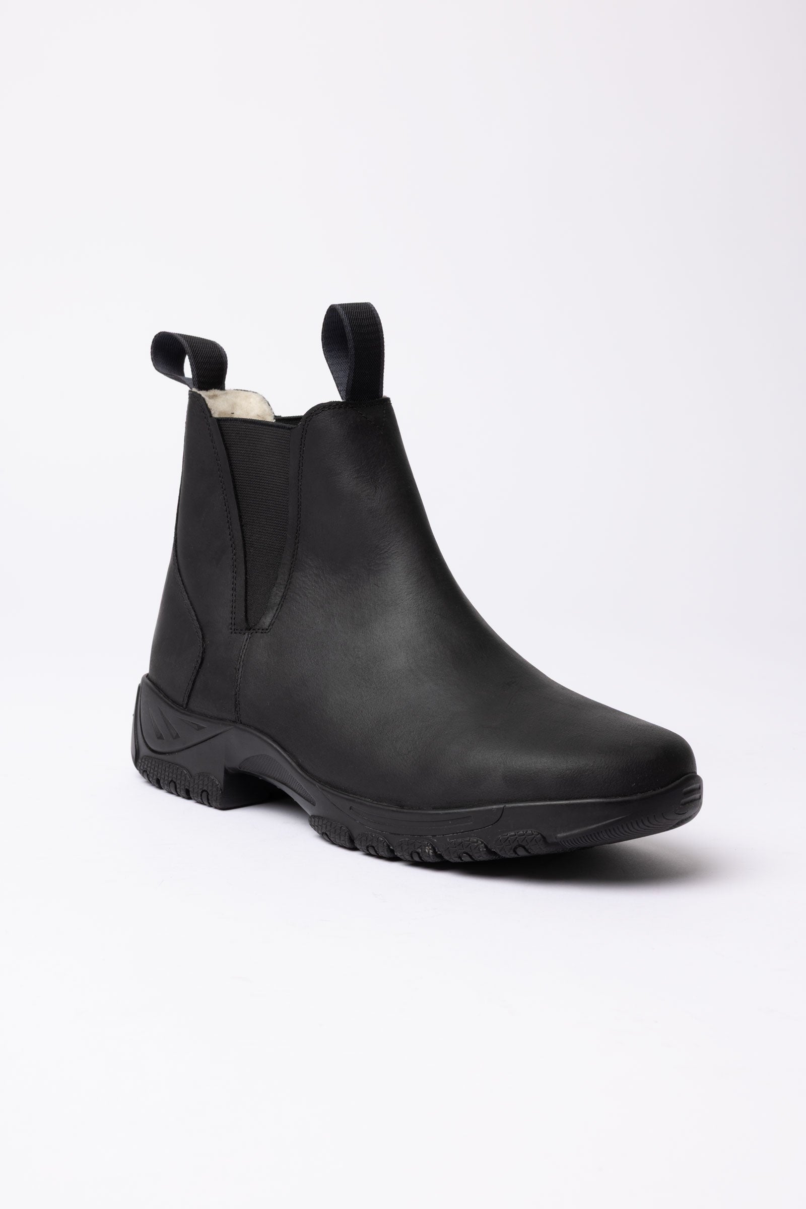 Horze Cornwall Leather Wool-Lined Jodhpur Boots Riding Boots & Riding Shoes