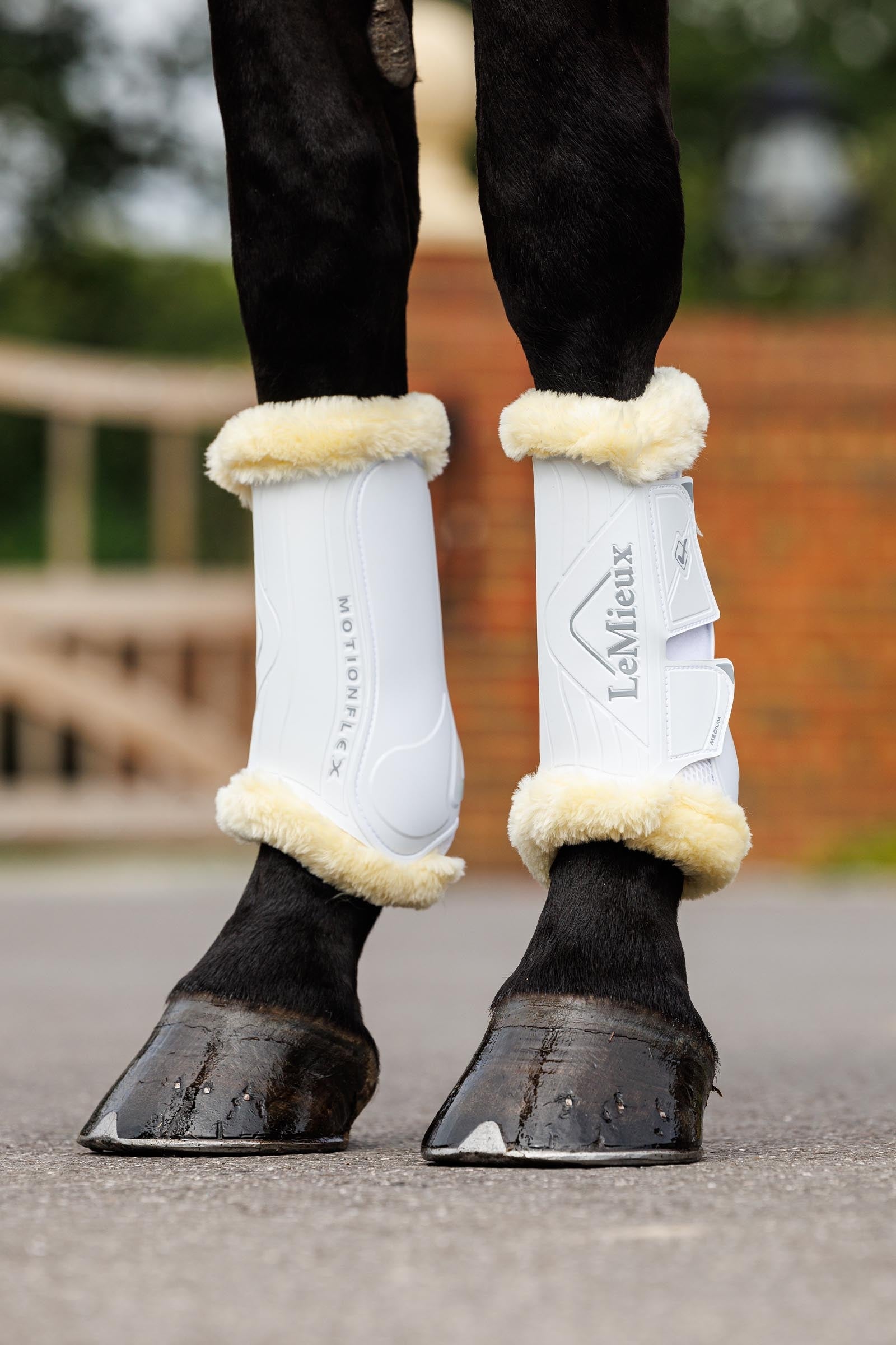LeMieux Motionflex Dressage Boot with Fleece Edge Leg & Hoof Protection