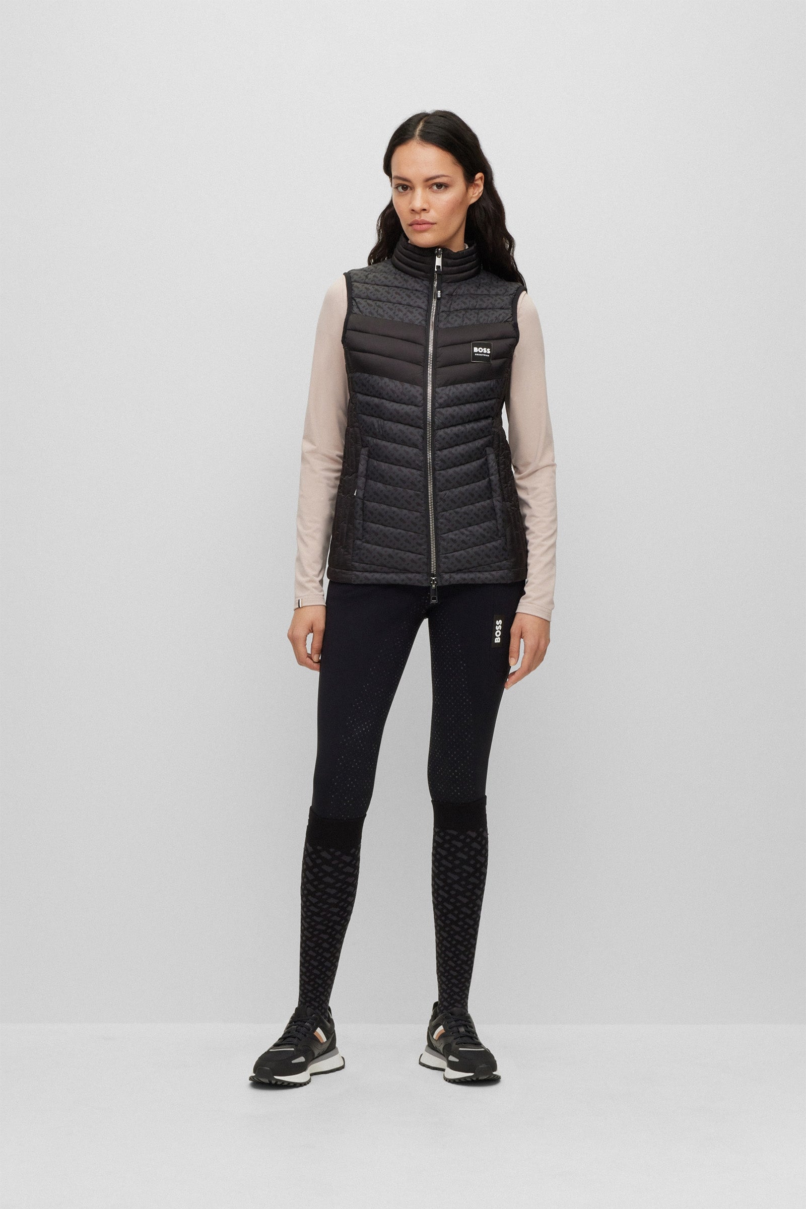 BOSS Equestrian Boss Bea Monogram Women's Vest Women’s Riding Clothing