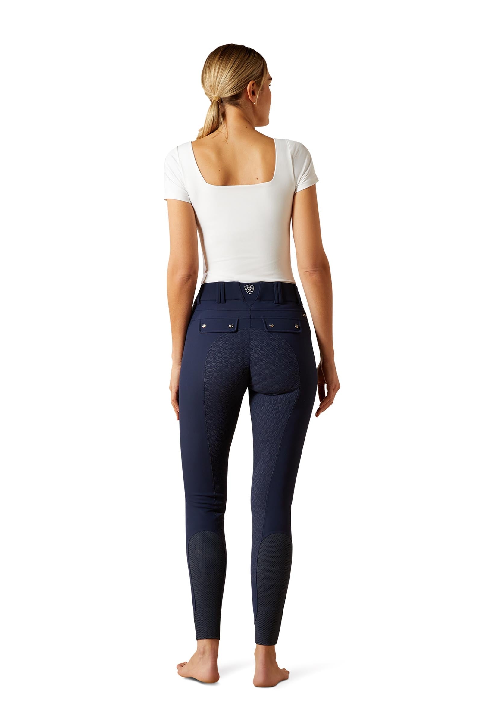 Ariat Tri Factor Women's Full Seat Breeches With Silicone Grip Womens Breeches