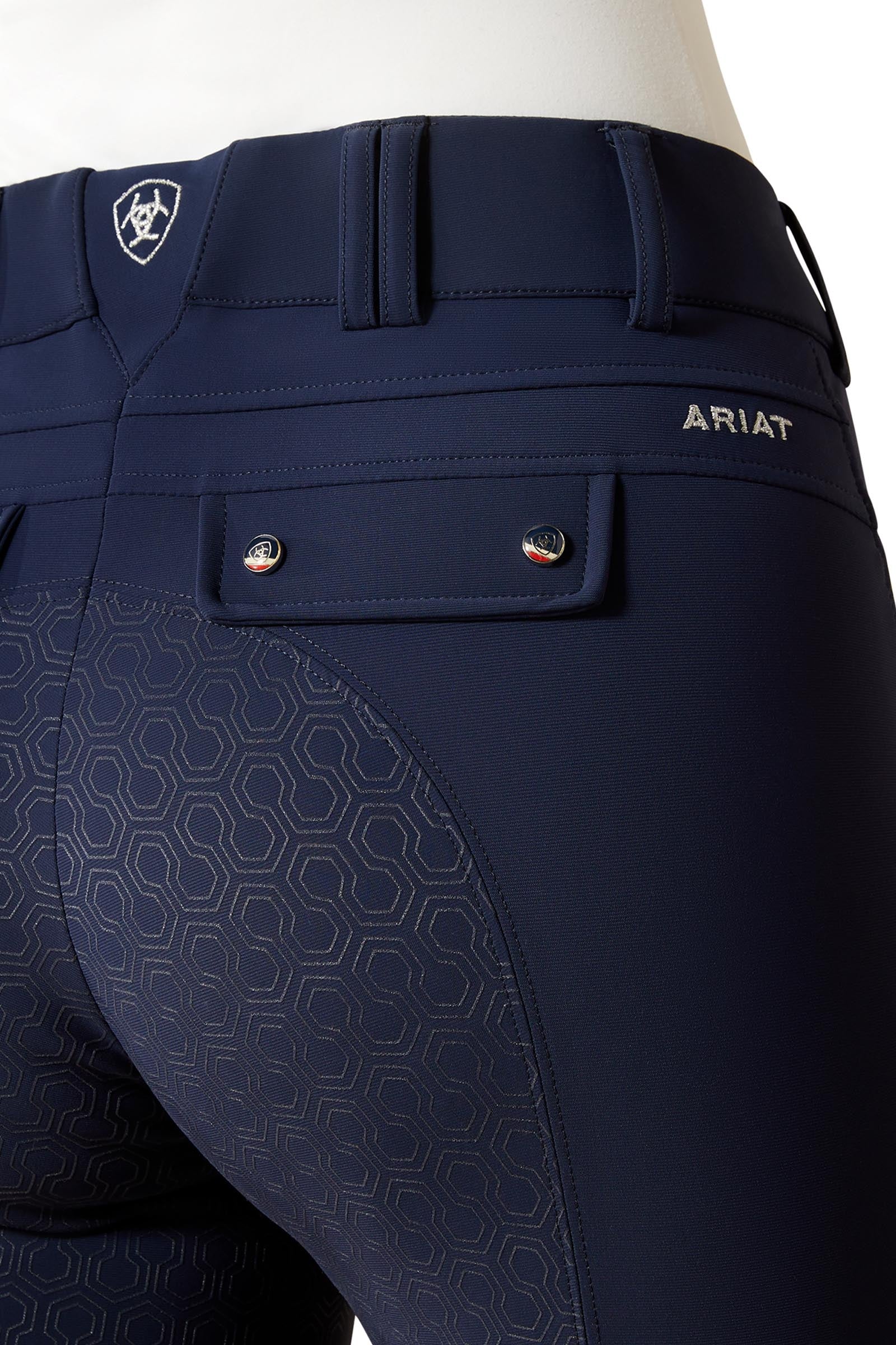 Ariat Tri Factor Women's Full Seat Breeches With Silicone Grip Womens Breeches