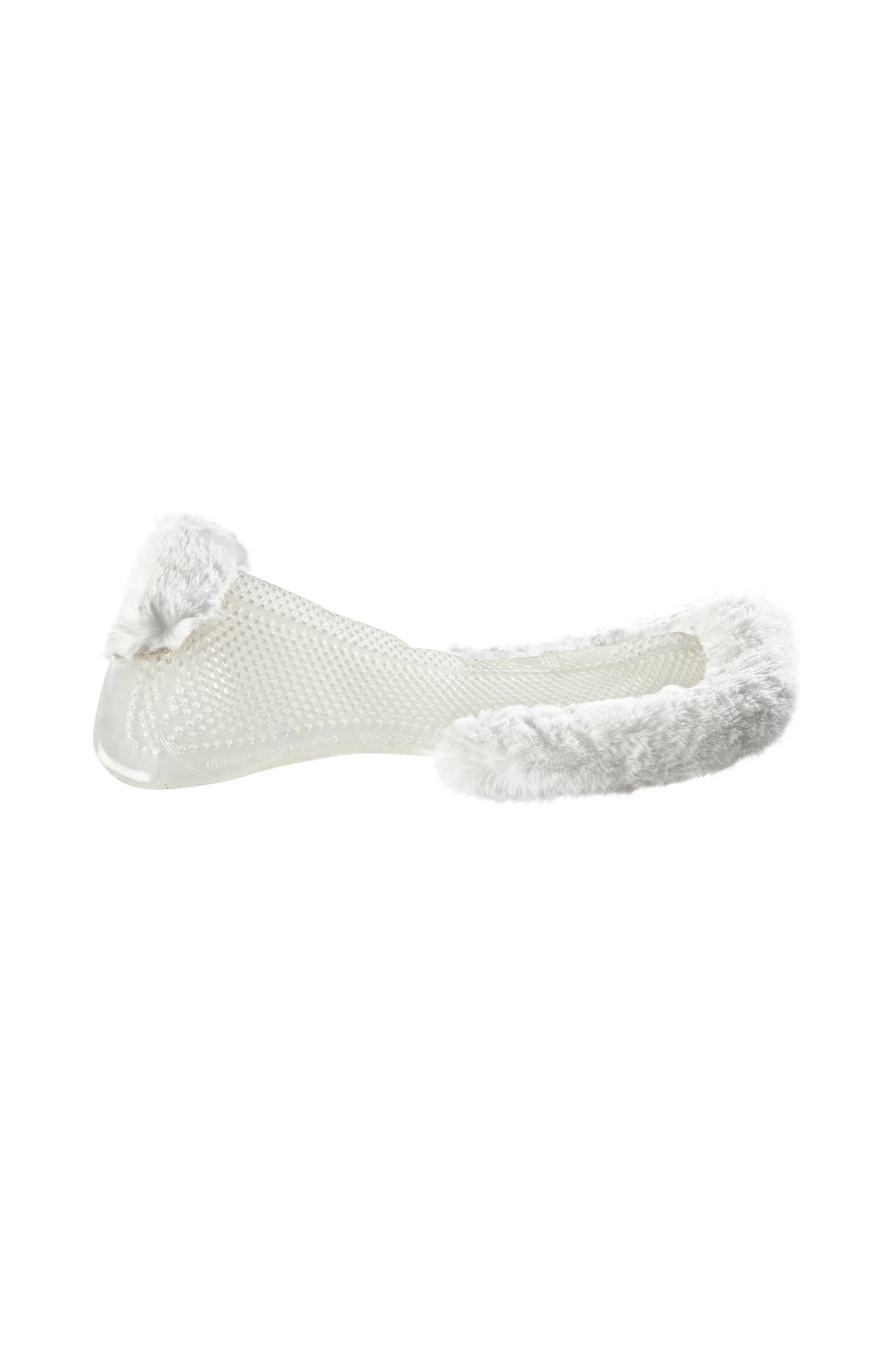 Acavallo Gel Non Slip Classic With Faux Sheepskin Cut-Out Flat Saddle Pads