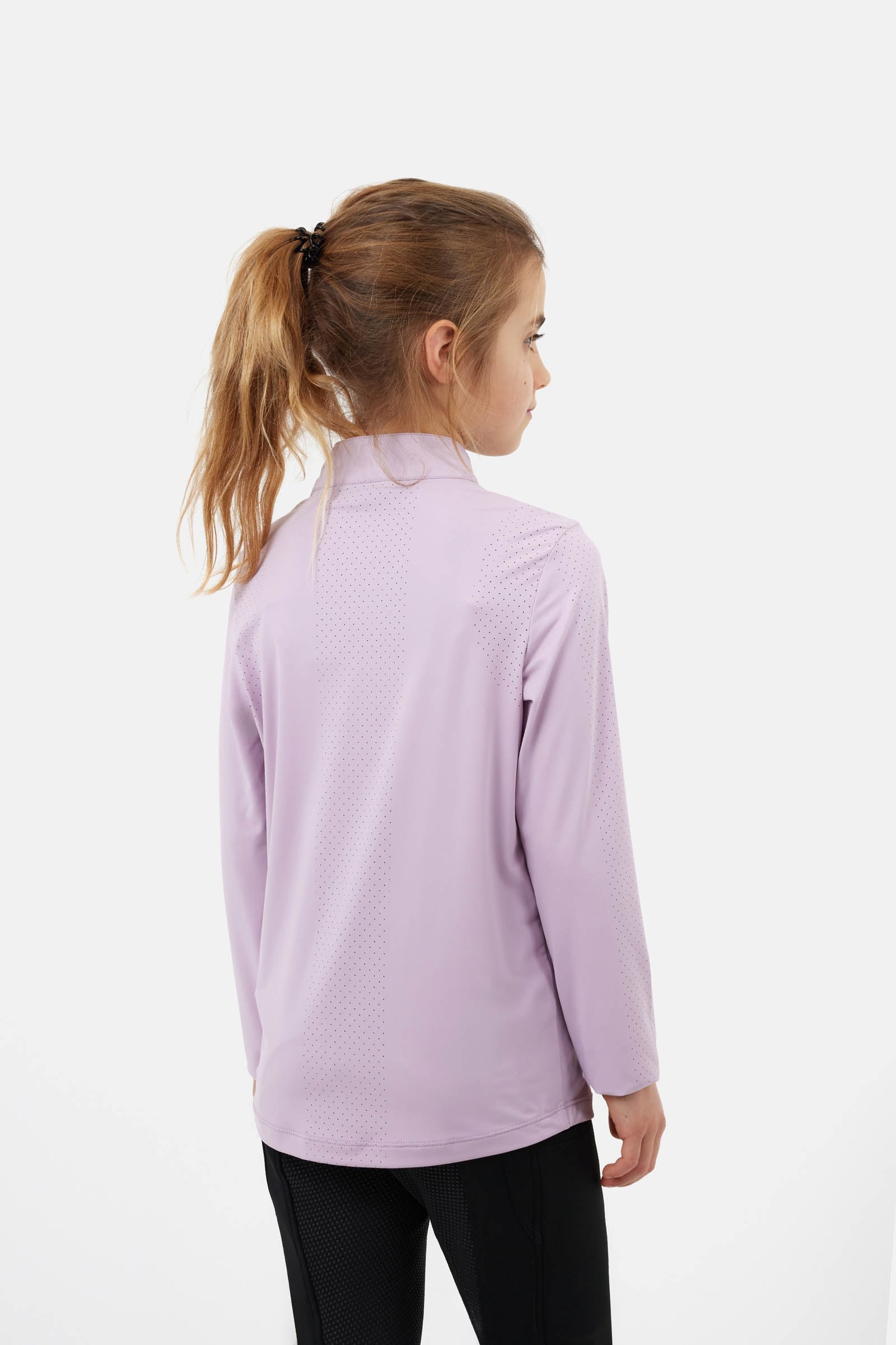 Horze Young Rider Emmie Cooling Training Shirt with Long Sleeves Kids Apparel