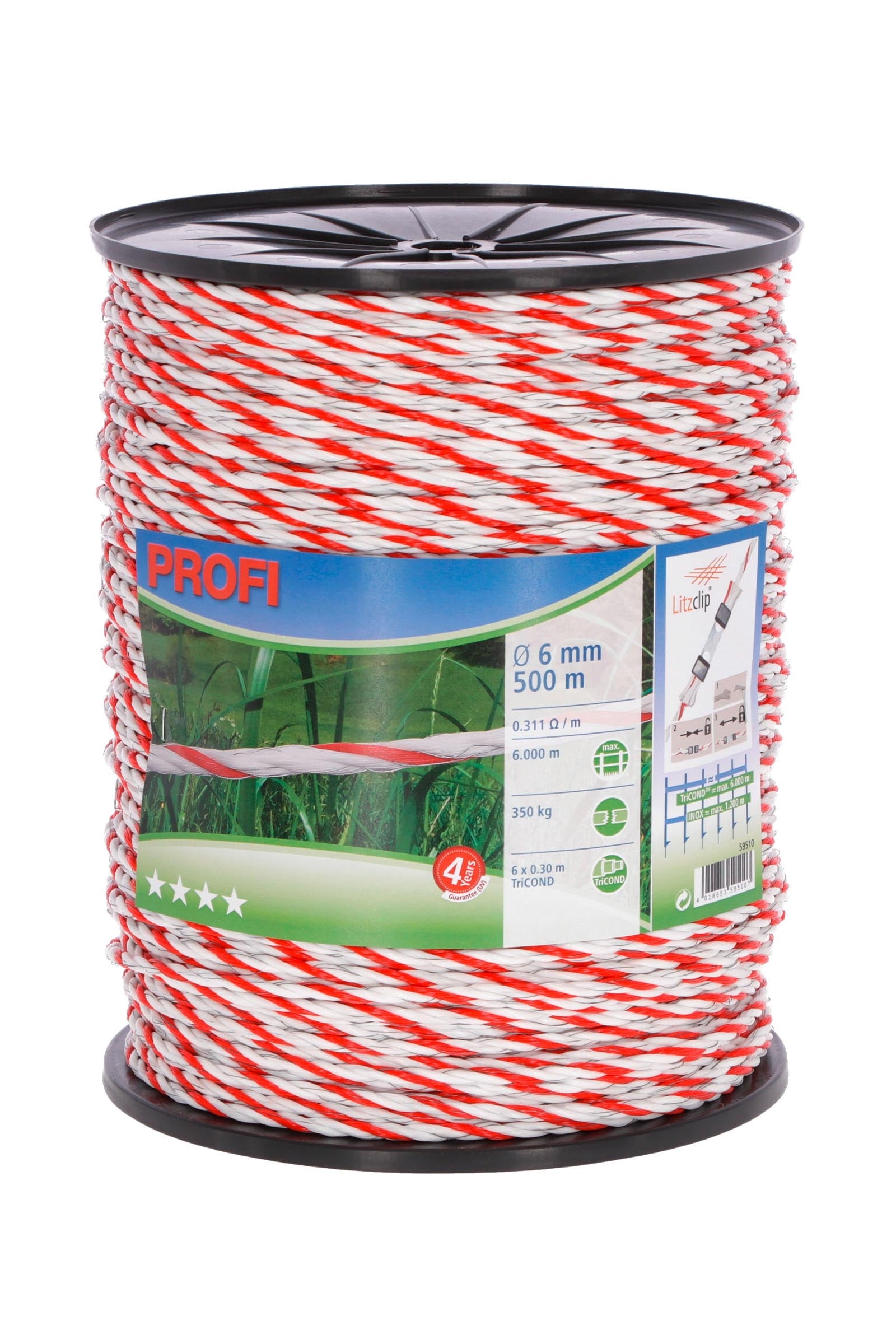 Corral CORRAL Fencing Rope Profi 500 m x Ø 6 mm, 6x0,30 Tricond Fencing Supplies